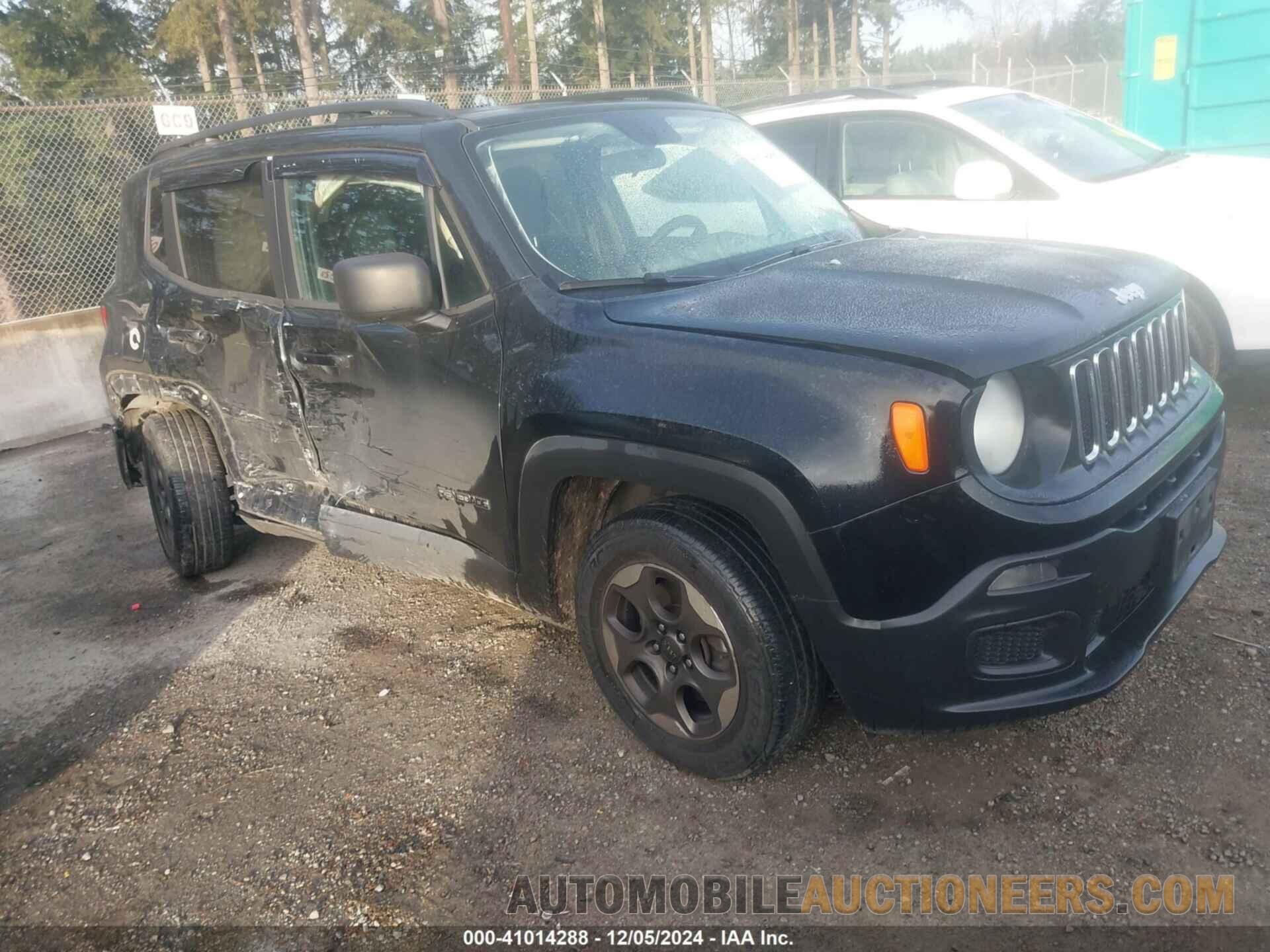 ZACCJAAT2GPD86904 JEEP RENEGADE 2016