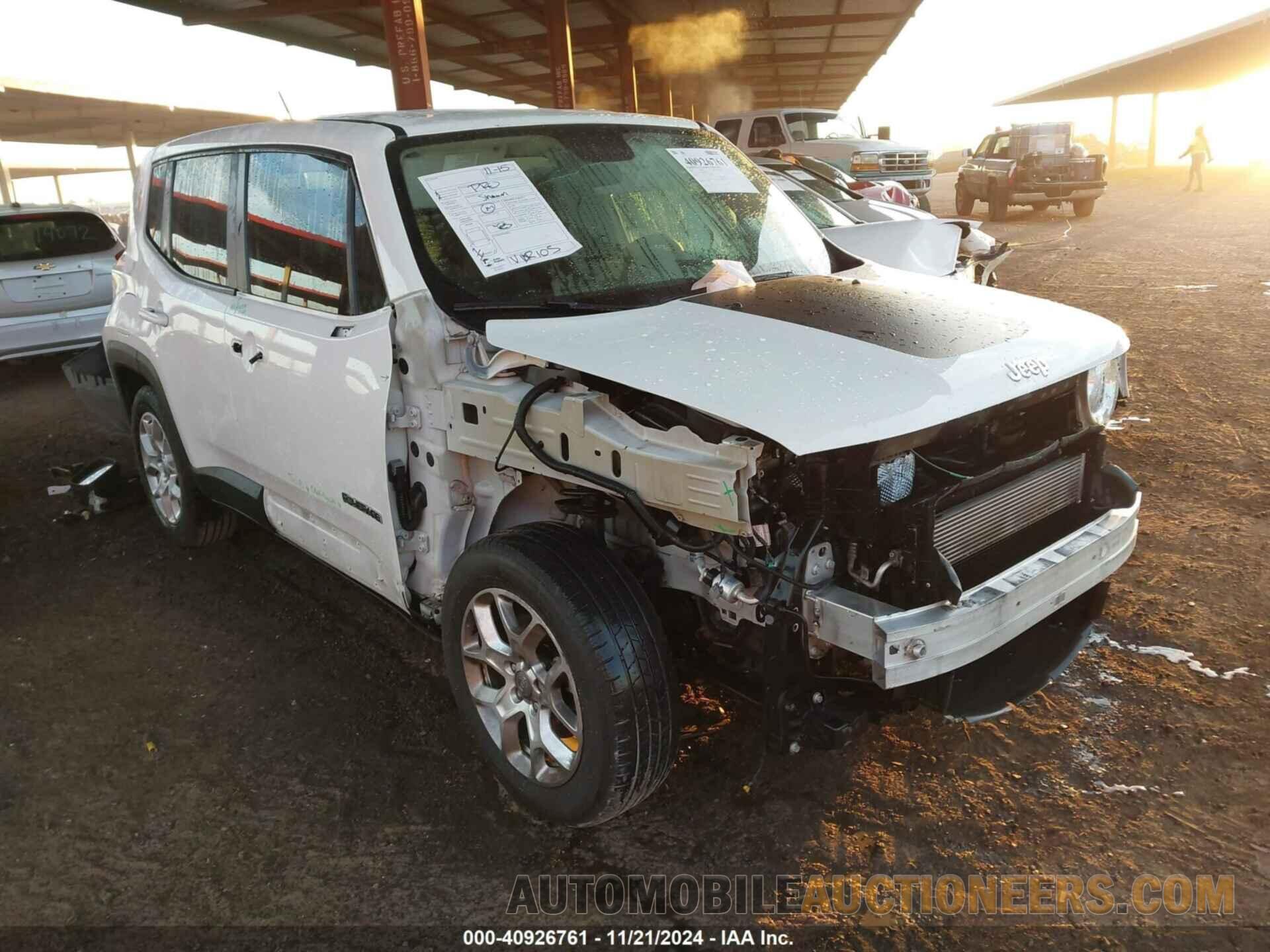 ZACCJAAT3GPD04436 JEEP RENEGADE 2016