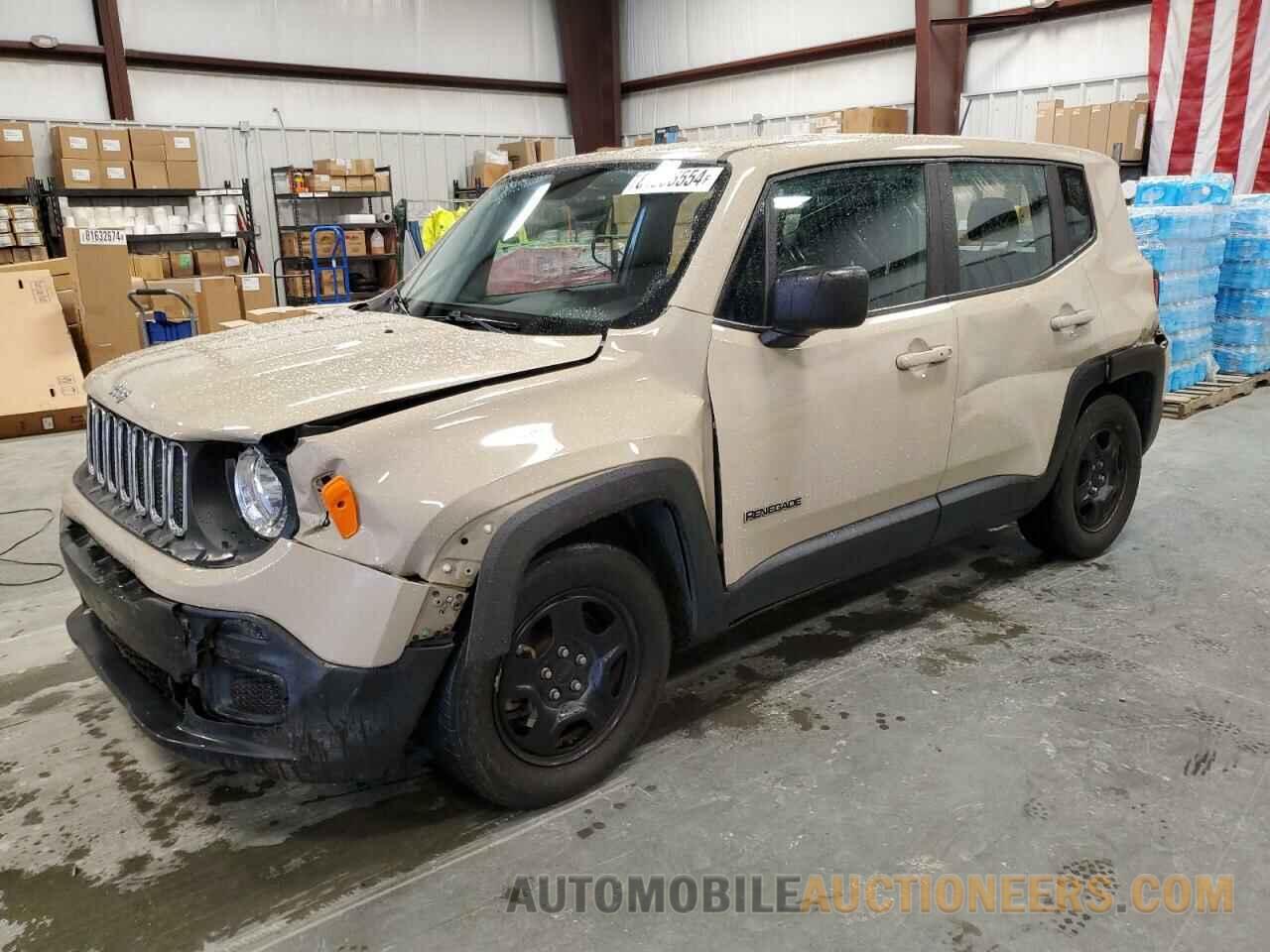 ZACCJAAT3GPE42218 JEEP RENEGADE 2016