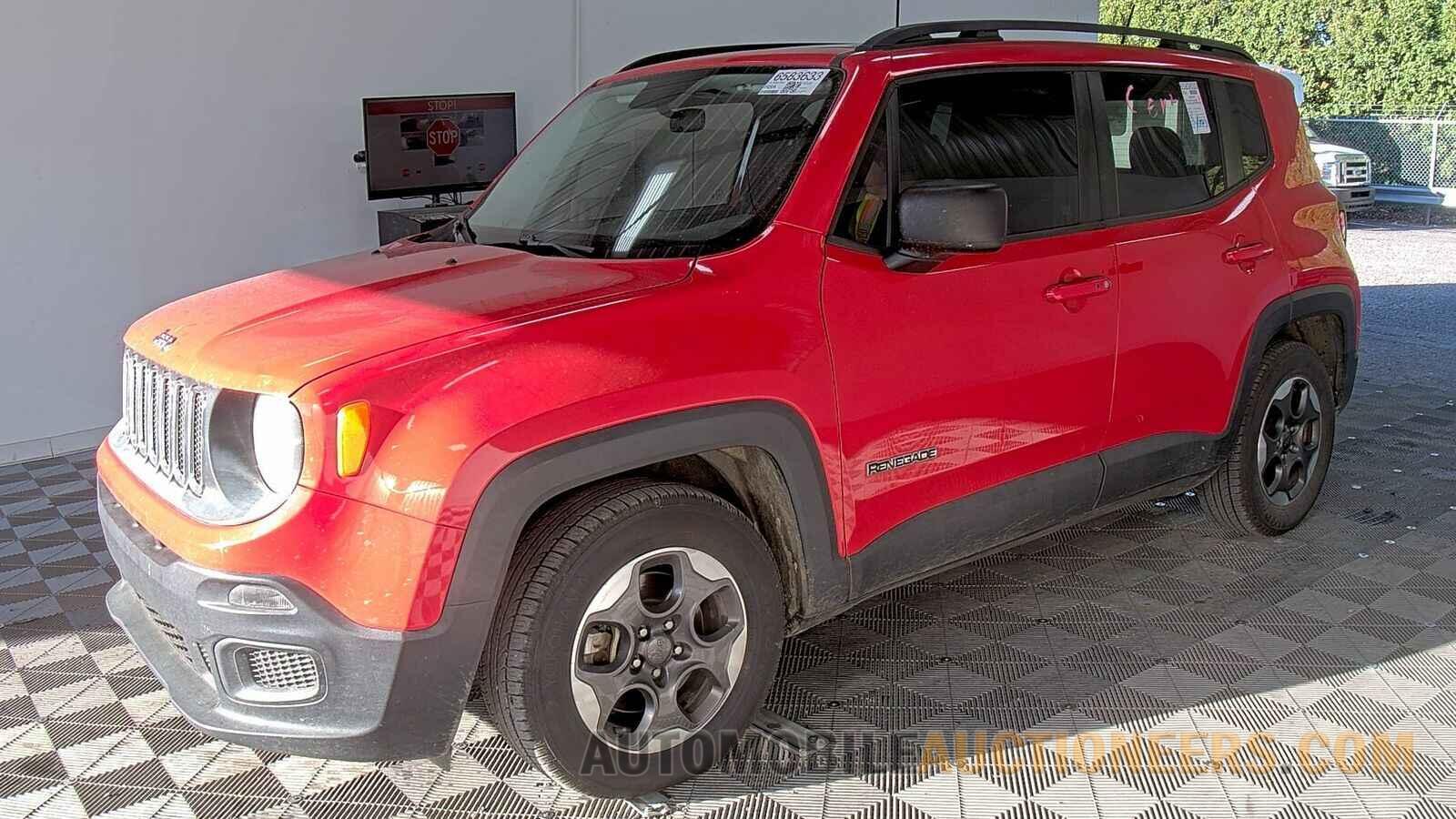 ZACCJAAT4GPE07963 Jeep Renegade 2016