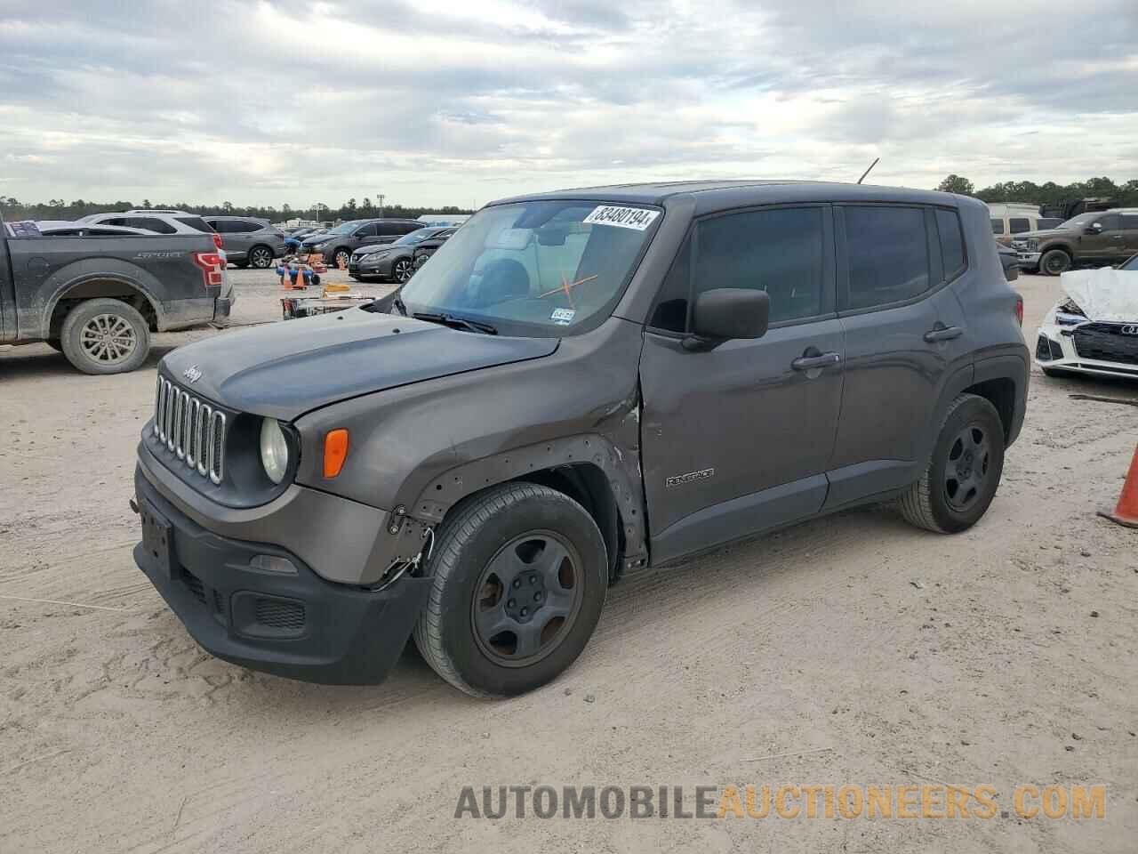 ZACCJAAT5GPC94993 JEEP RENEGADE 2016