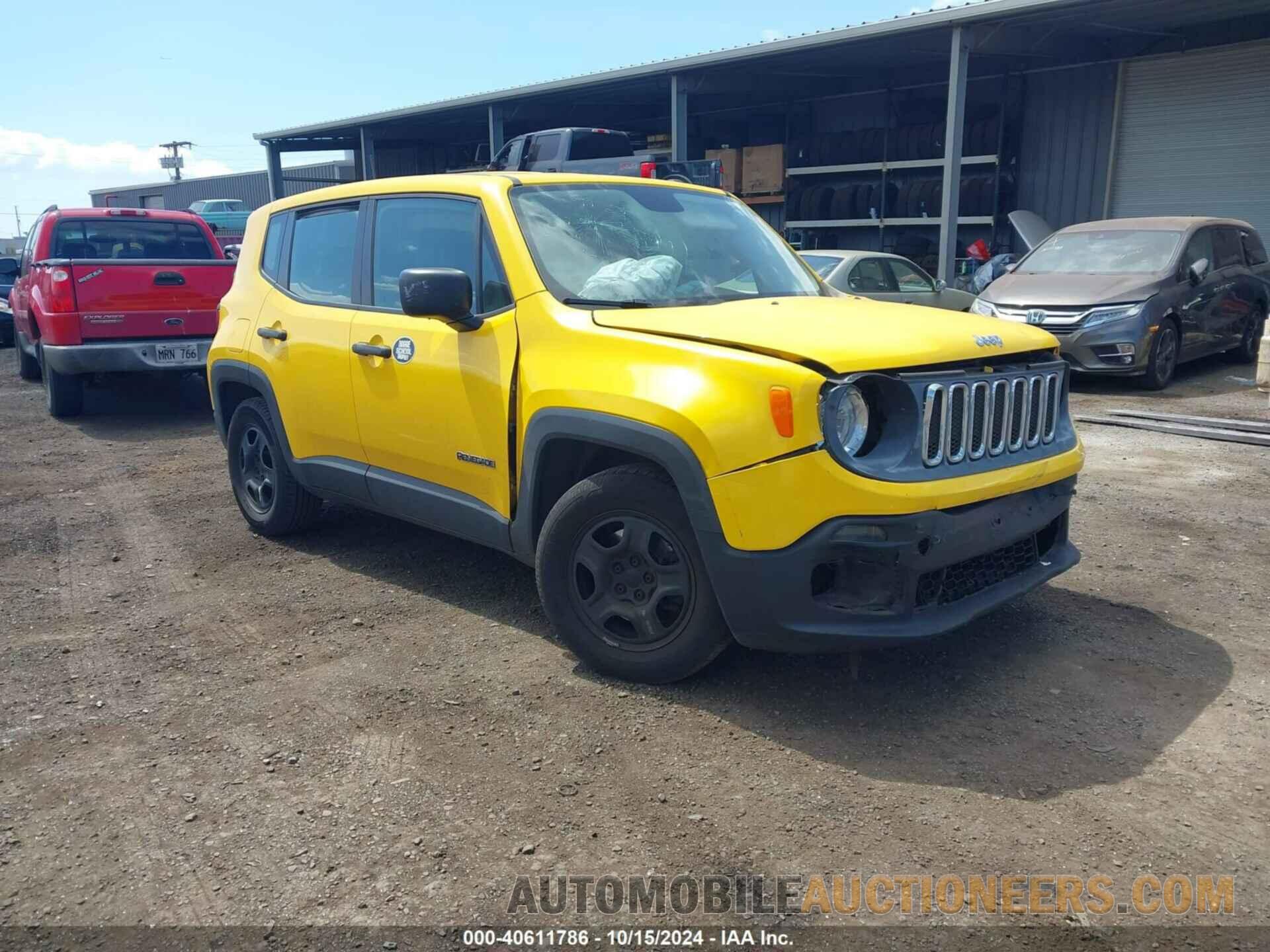 ZACCJAAT7FPC10929 JEEP RENEGADE 2015