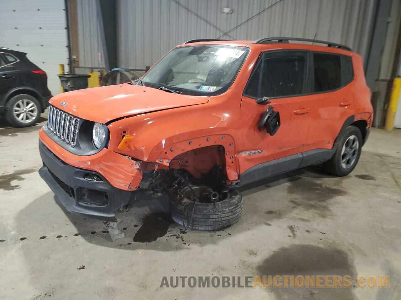 ZACCJAATXGPD70465 JEEP RENEGADE 2016