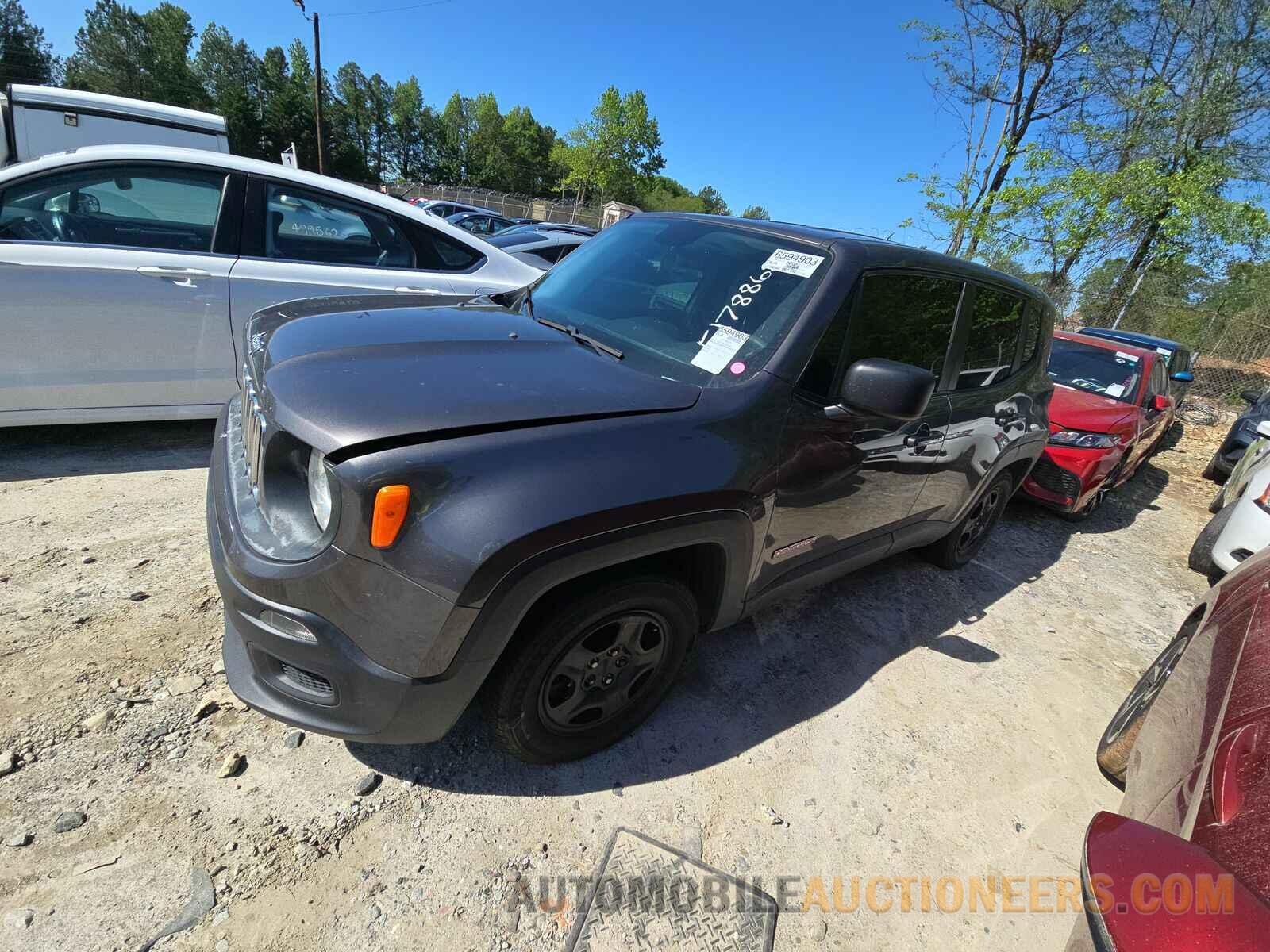 ZACCJAATXGPD95379 Jeep Renegade 2016