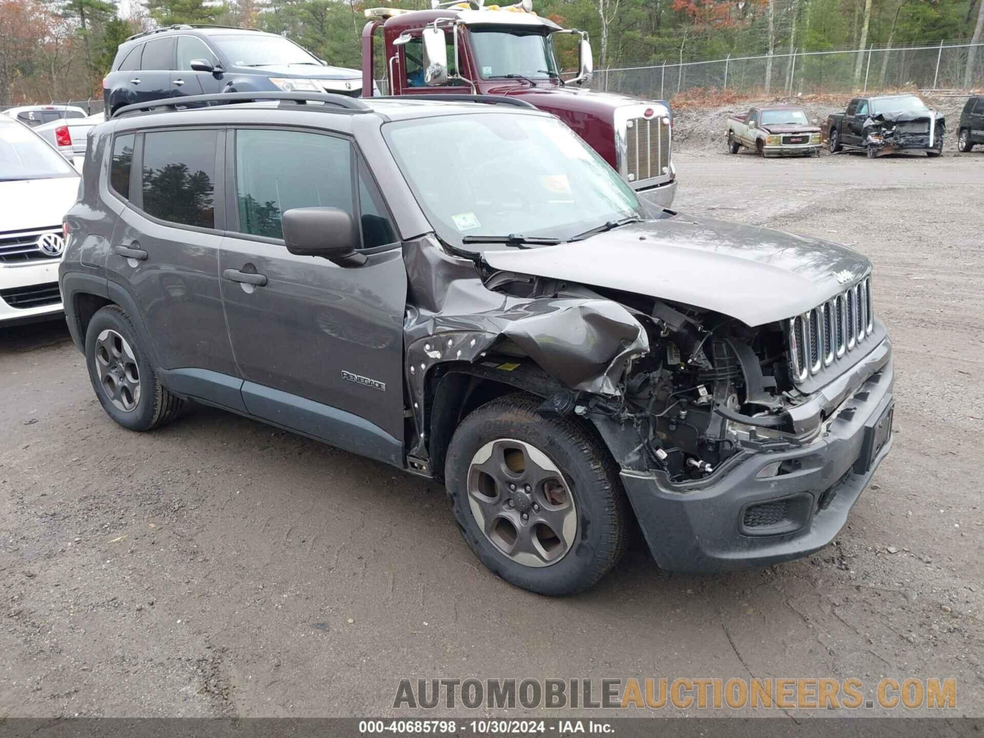 ZACCJAAWXGPD85526 JEEP RENEGADE 2016