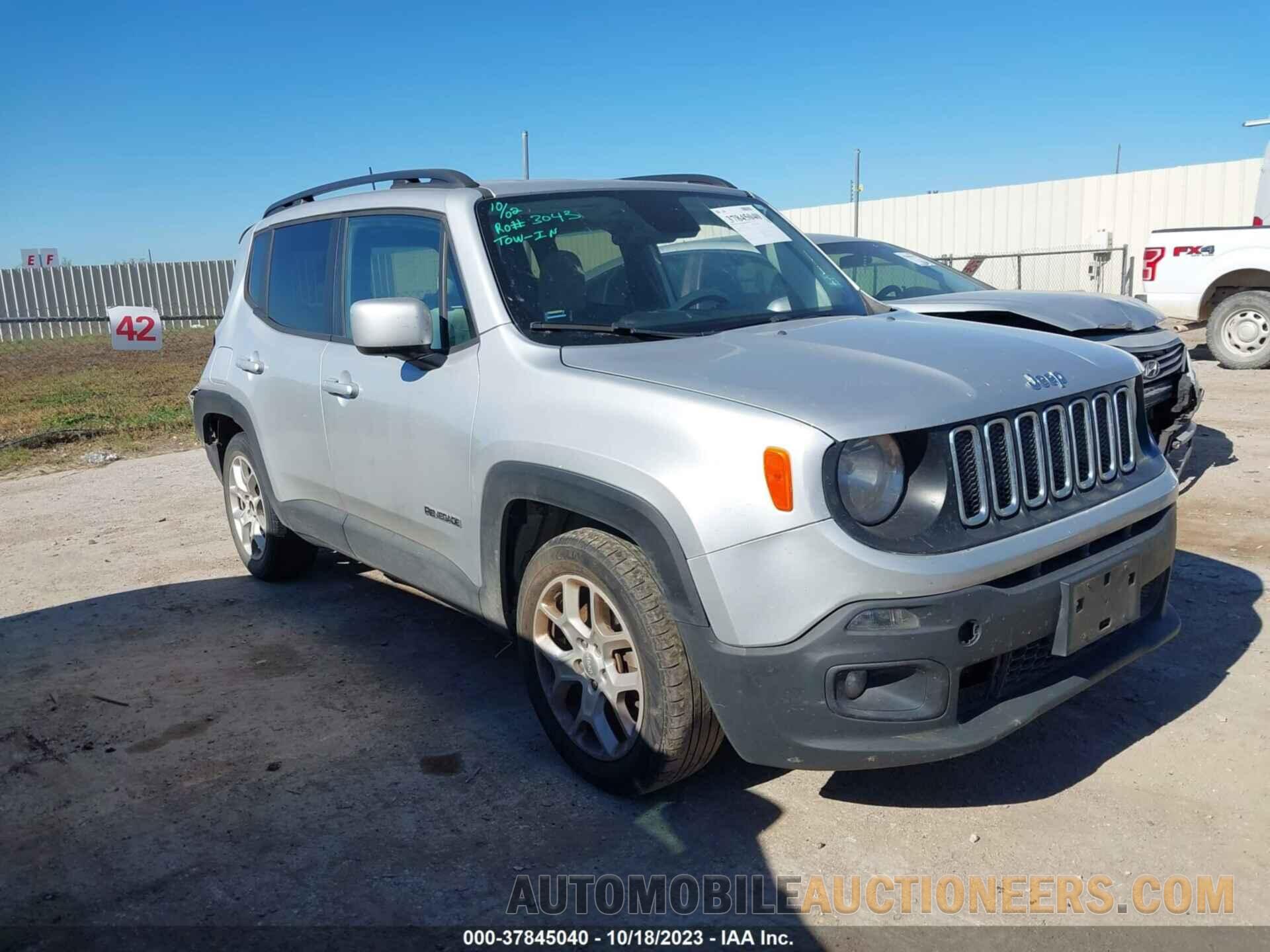 ZACCJABB3JPJ70103 JEEP RENEGADE 2018