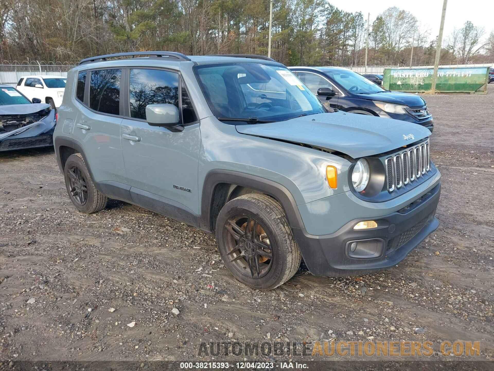 ZACCJABB4JPJ38292 JEEP RENEGADE 2018