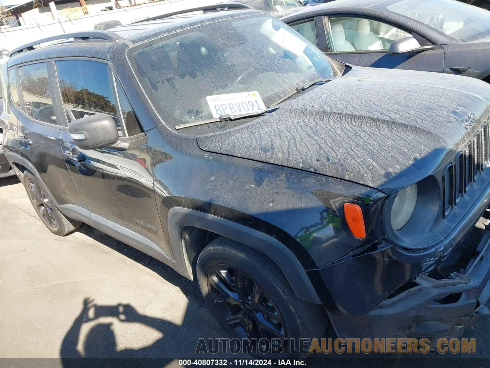 ZACCJABB8JPH61742 JEEP RENEGADE 2018