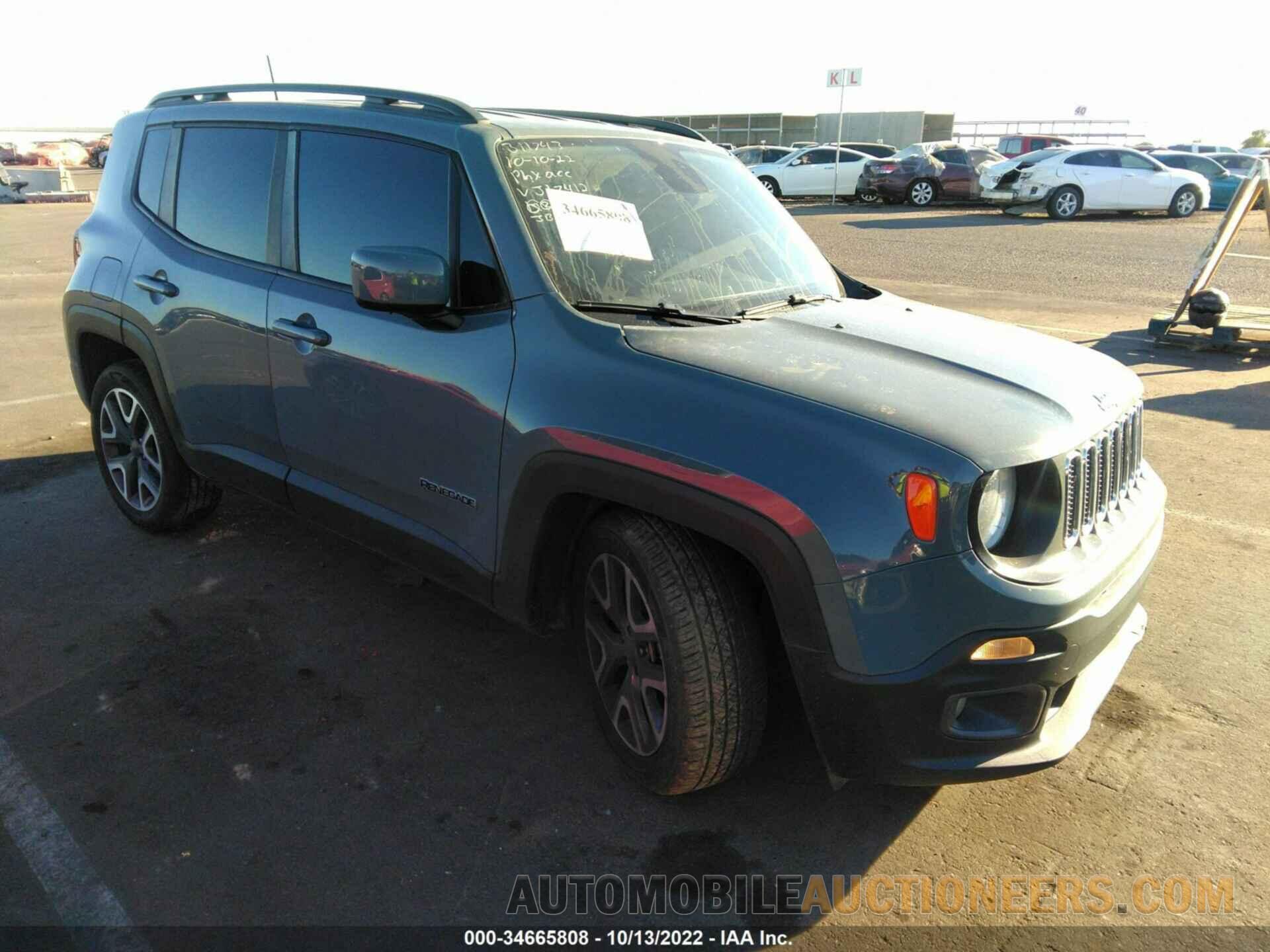 ZACCJABBXJPJ27412 JEEP RENEGADE 2018