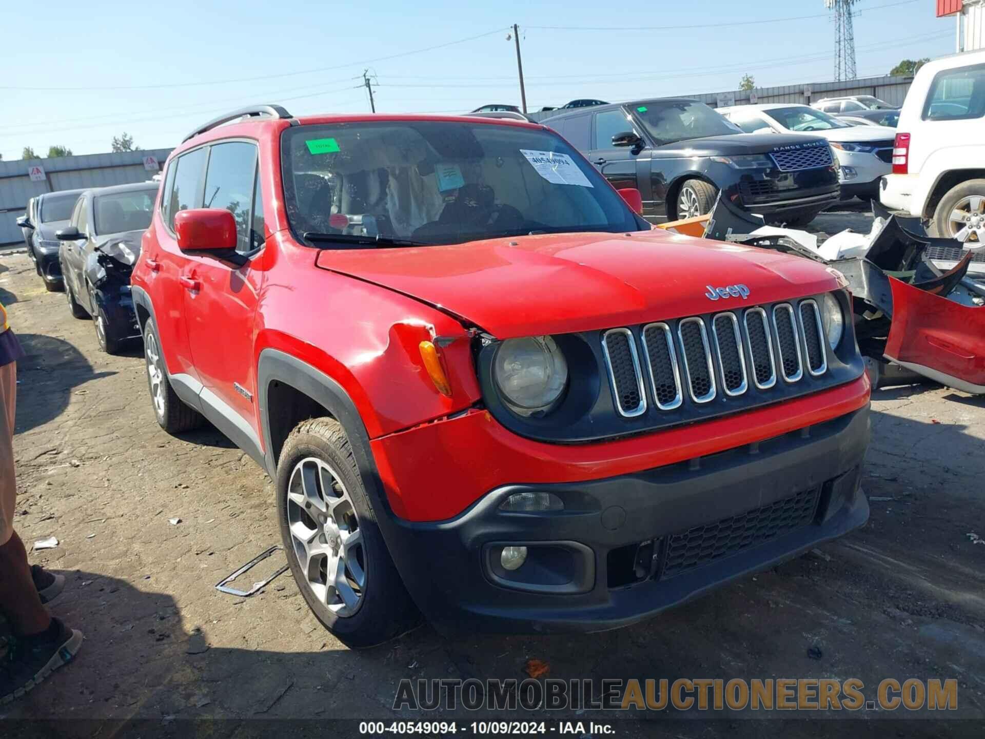 ZACCJABBXJPJ38510 JEEP RENEGADE 2018