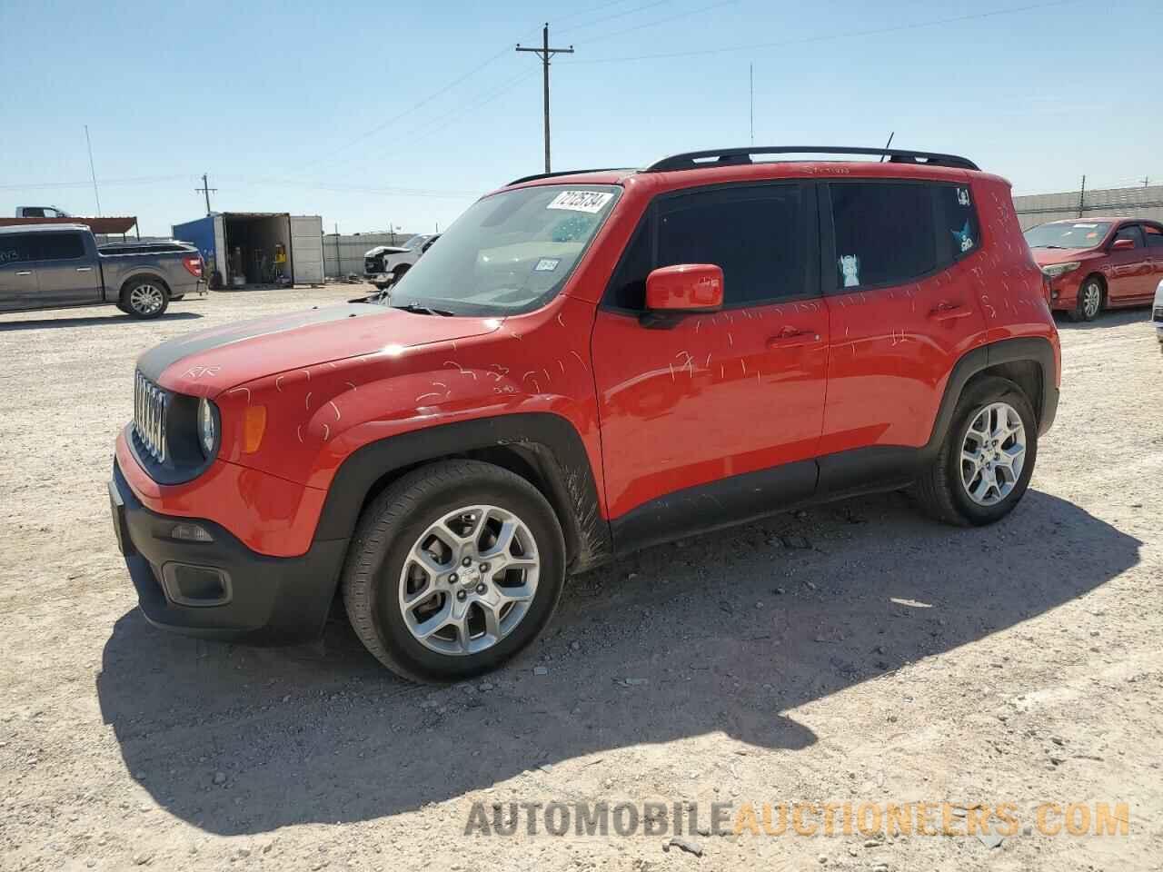 ZACCJABT0GPC54545 JEEP RENEGADE 2016