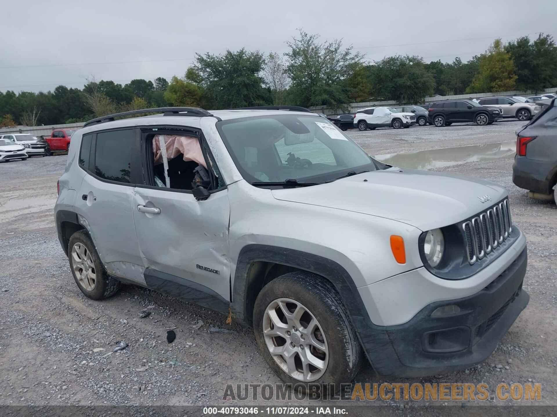 ZACCJABT1GPD91218 JEEP RENEGADE 2016