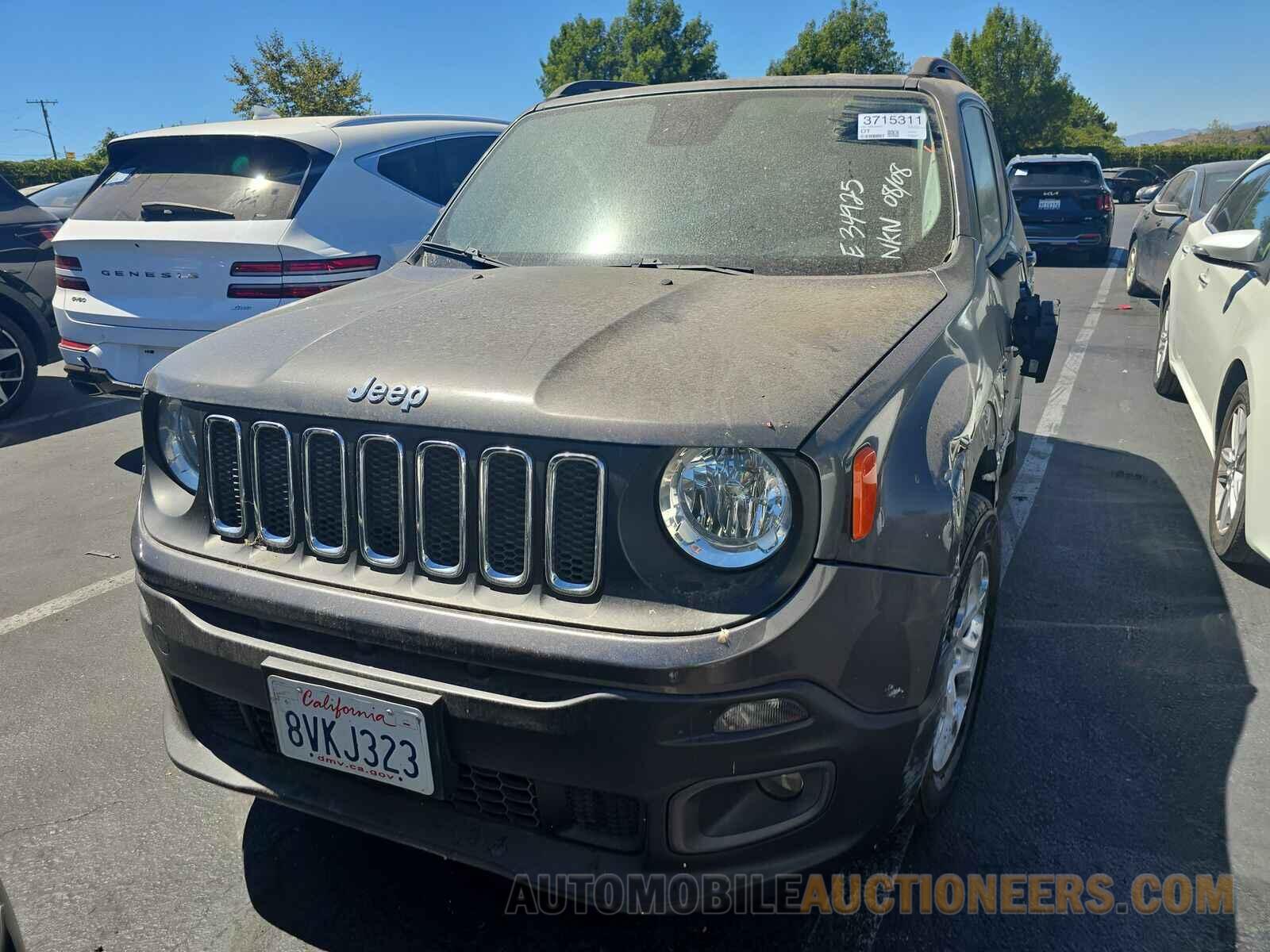 ZACCJABT1GPE34925 Jeep Renegade 2016