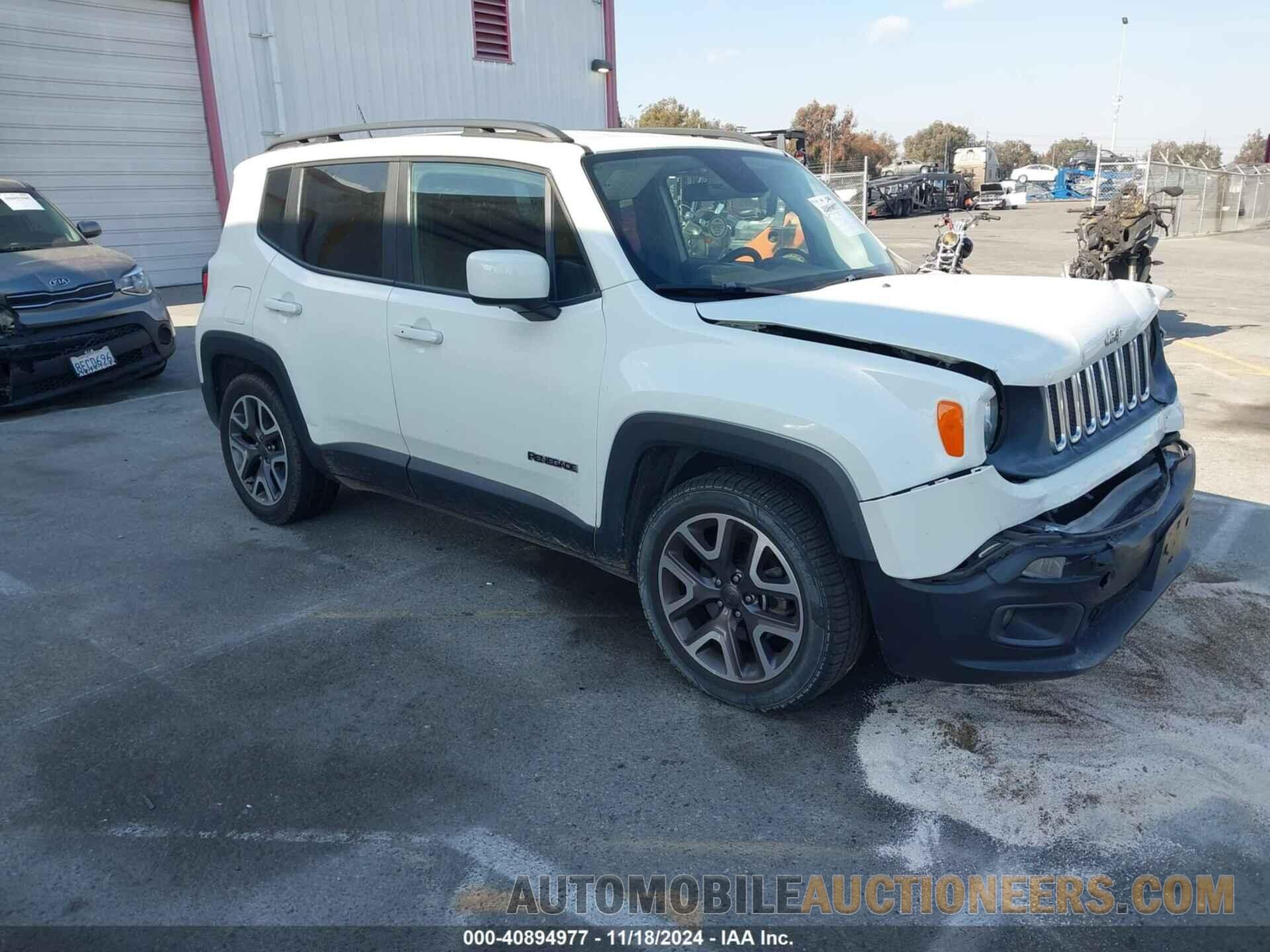 ZACCJABT2GPC54353 JEEP RENEGADE 2016