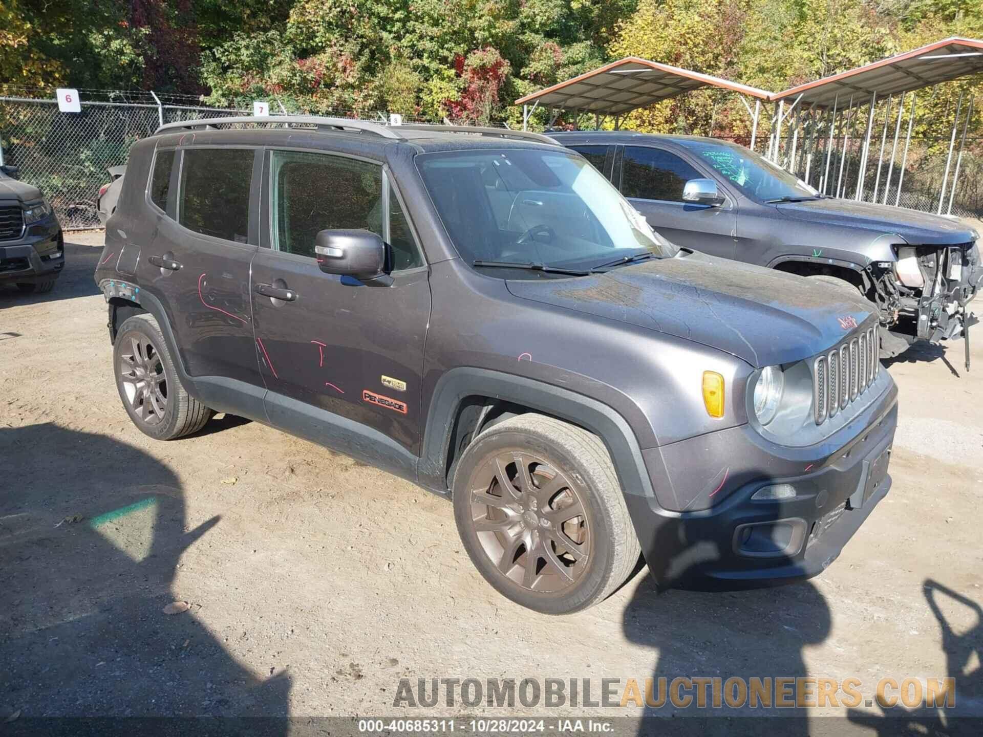 ZACCJABT3GPD77109 JEEP RENEGADE 2016