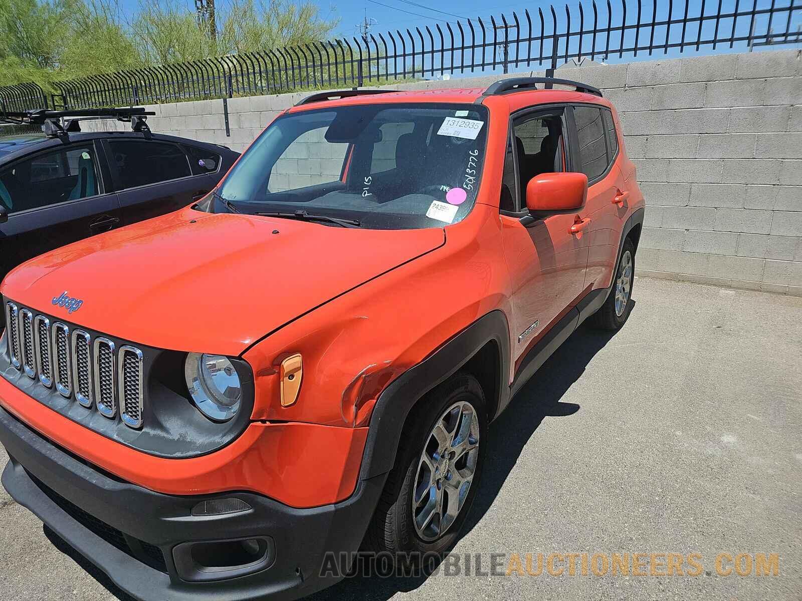 ZACCJABT4GPE33834 Jeep Renegade 2016