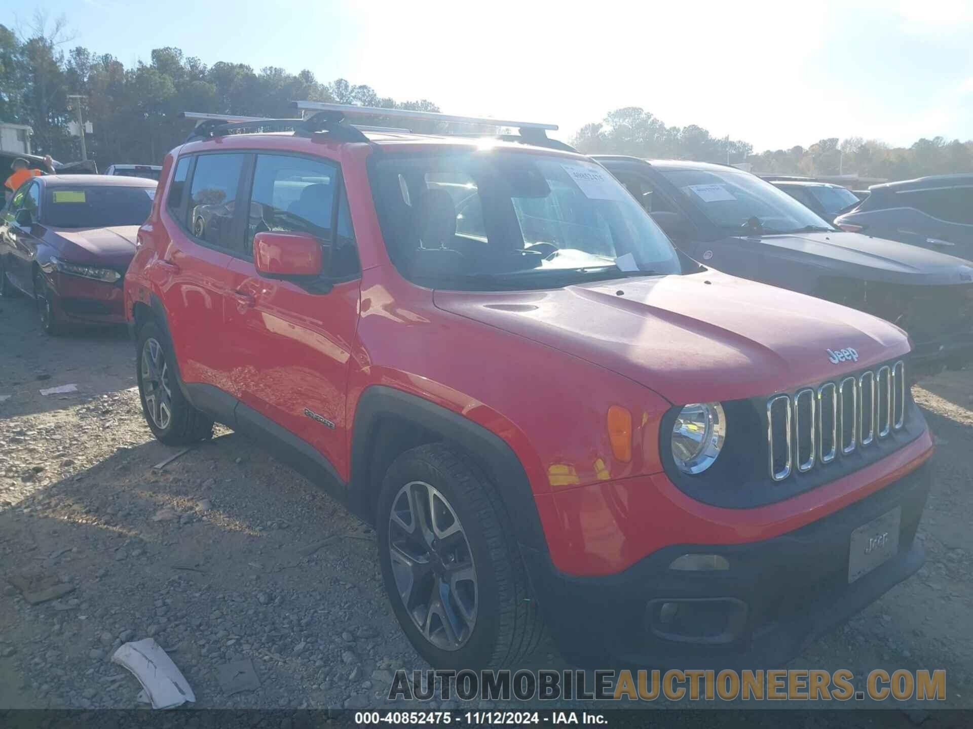 ZACCJABT5GPD53698 JEEP RENEGADE 2016