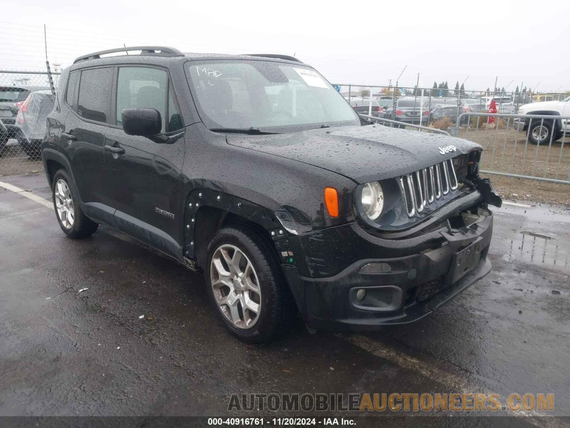 ZACCJABT6FPB24266 JEEP RENEGADE 2015