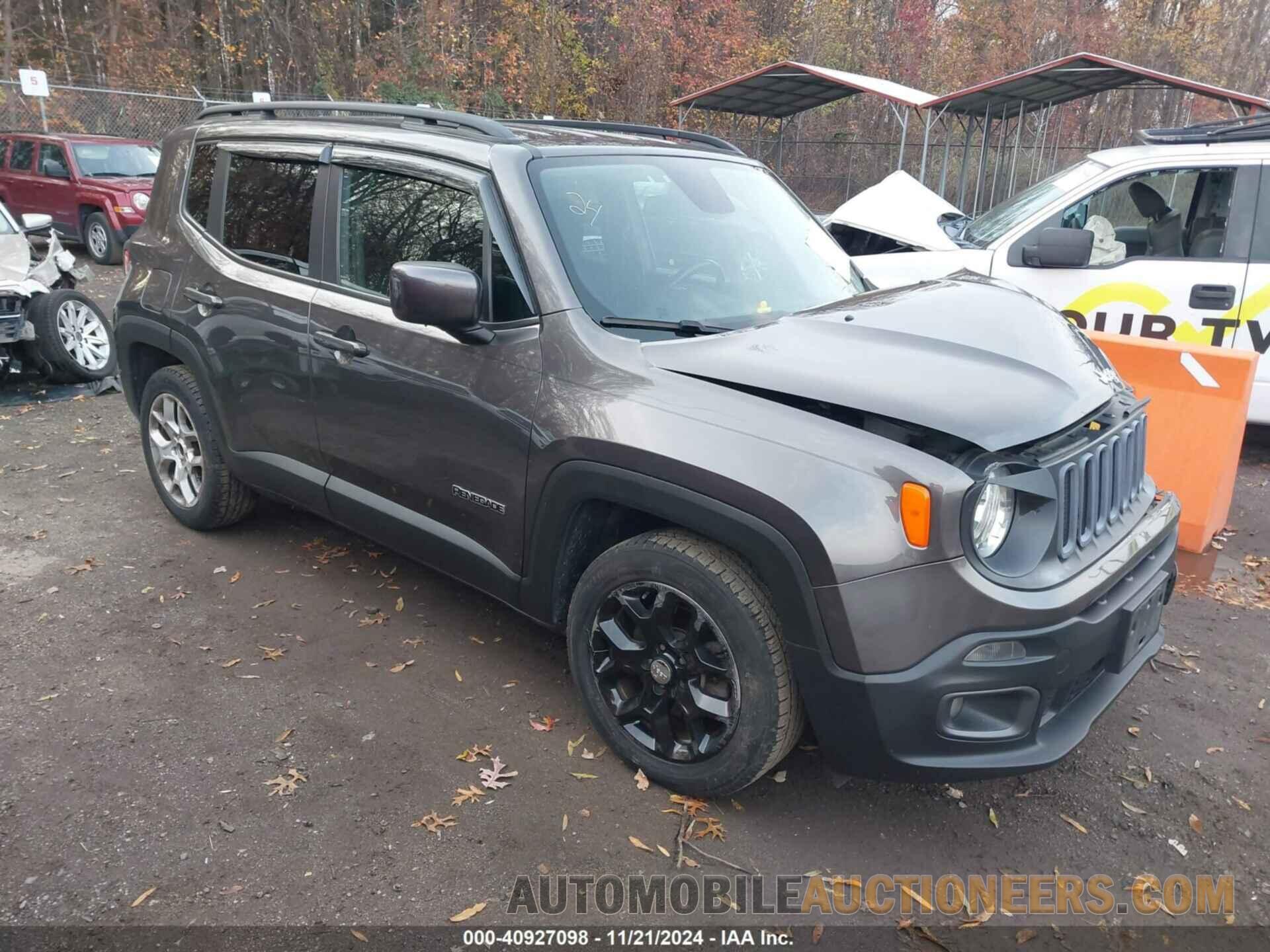 ZACCJABT7GPD83396 JEEP RENEGADE 2016