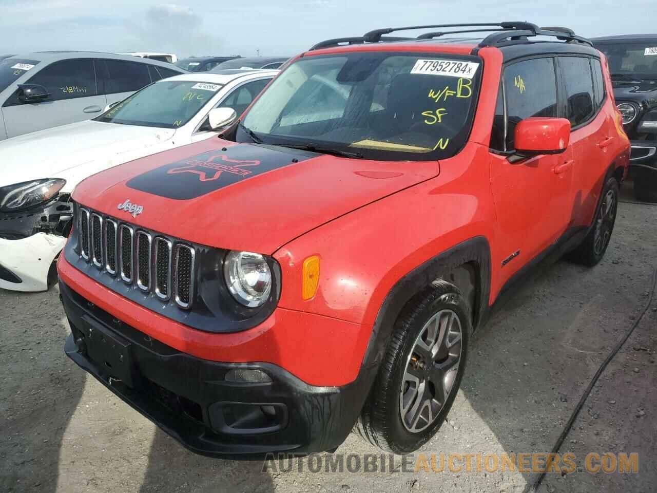 ZACCJABTXGPC59218 JEEP RENEGADE 2016