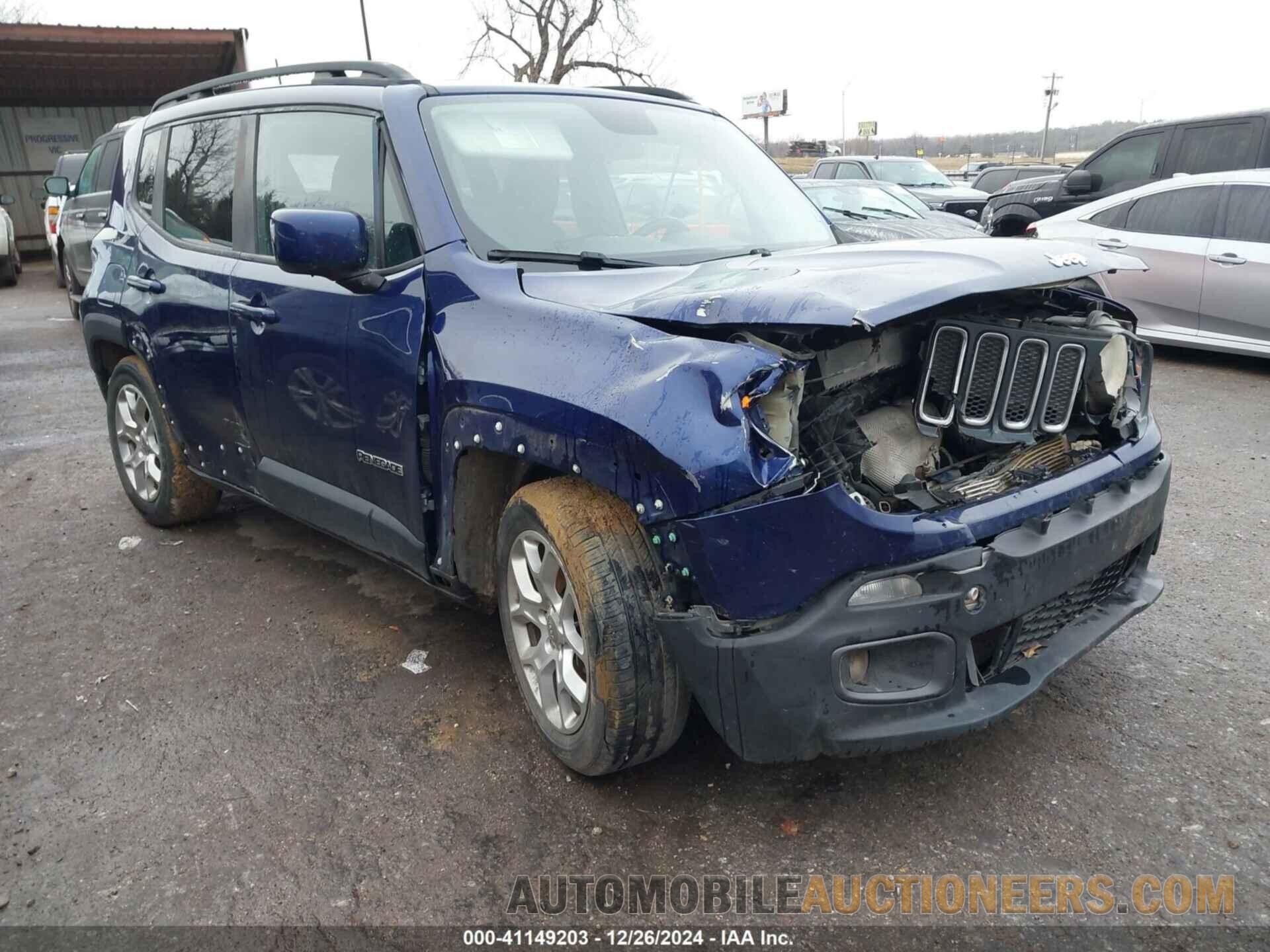 ZACCJABTXGPE31490 JEEP RENEGADE 2016