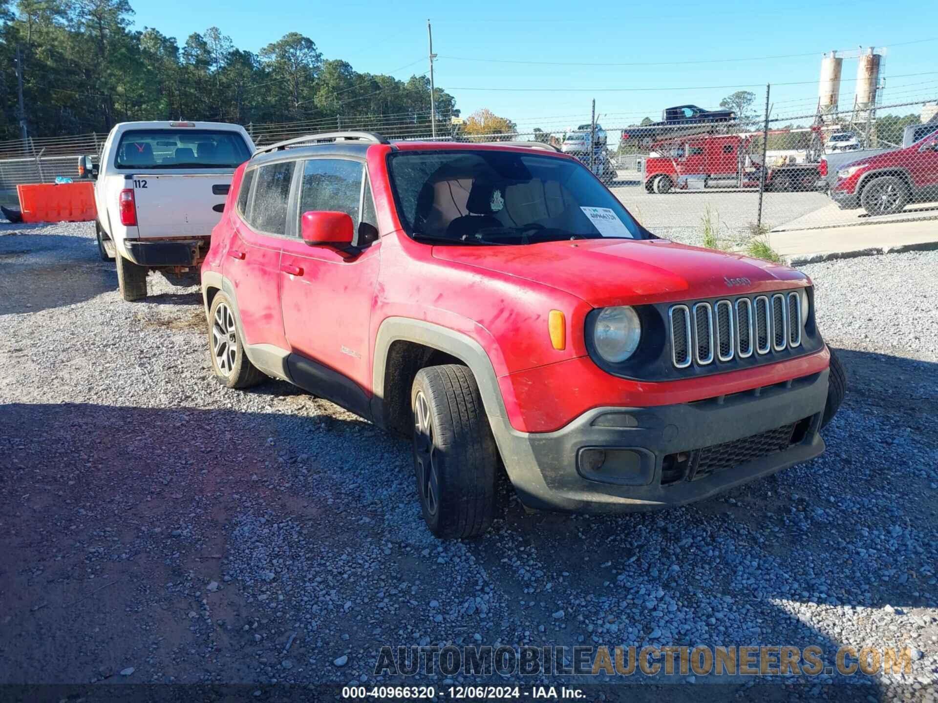 ZACCJABW1GPE18766 JEEP RENEGADE 2016