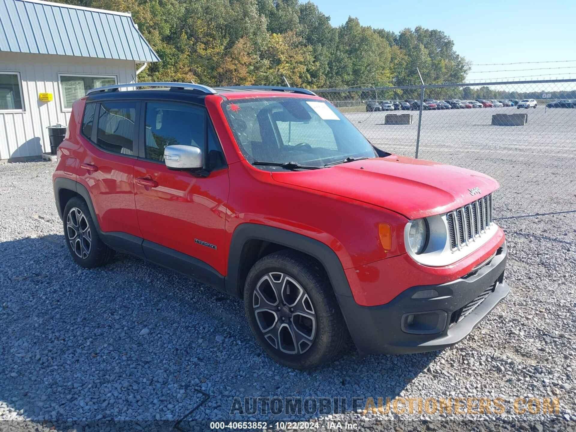 ZACCJADT5GPC64081 JEEP RENEGADE 2016