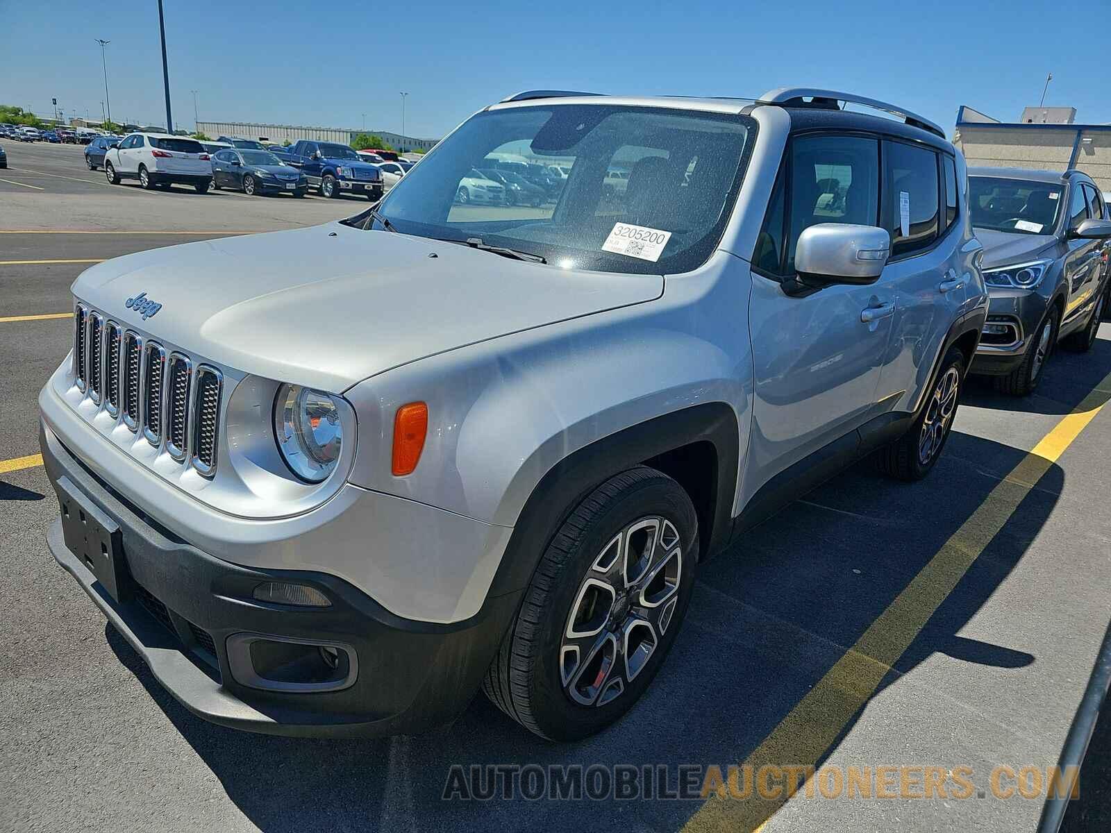 ZACCJADT5GPC64257 Jeep Renegade 2016