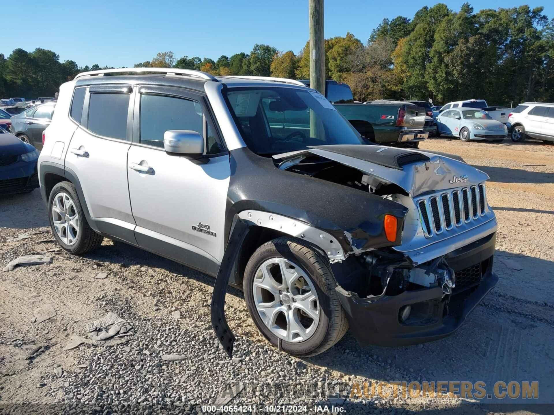 ZACCJADT8GPC52152 JEEP RENEGADE 2016