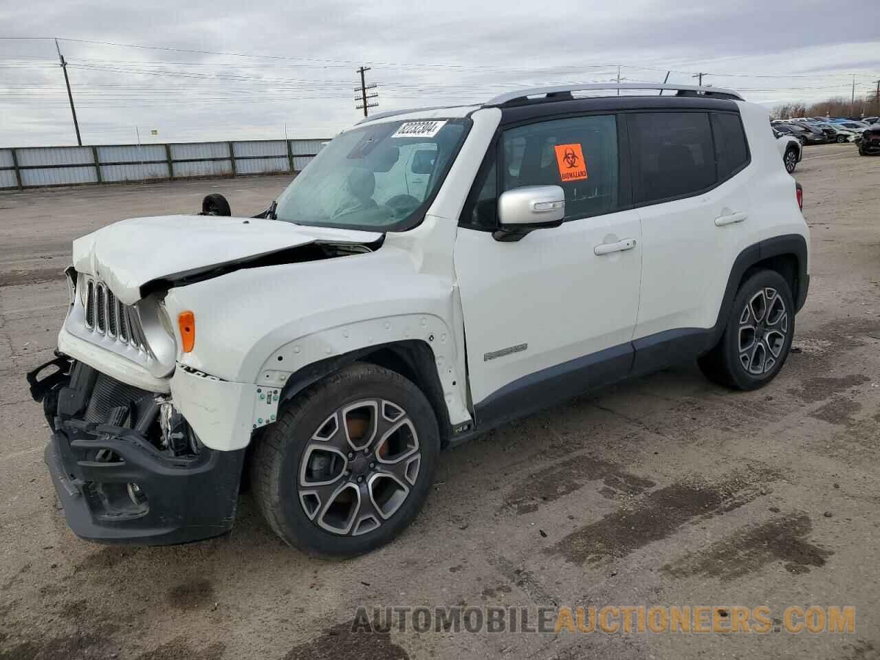 ZACCJADT8GPC93185 JEEP RENEGADE 2016