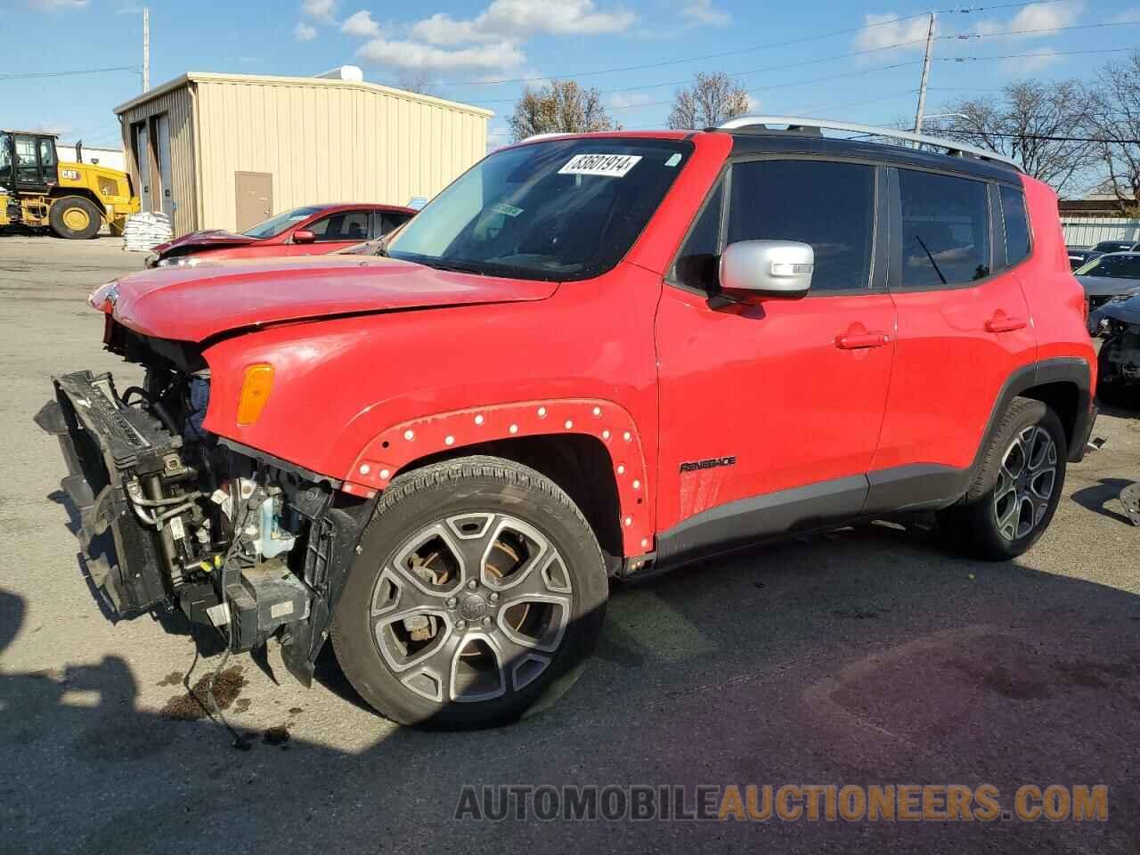 ZACCJADT8GPD52509 JEEP RENEGADE 2016