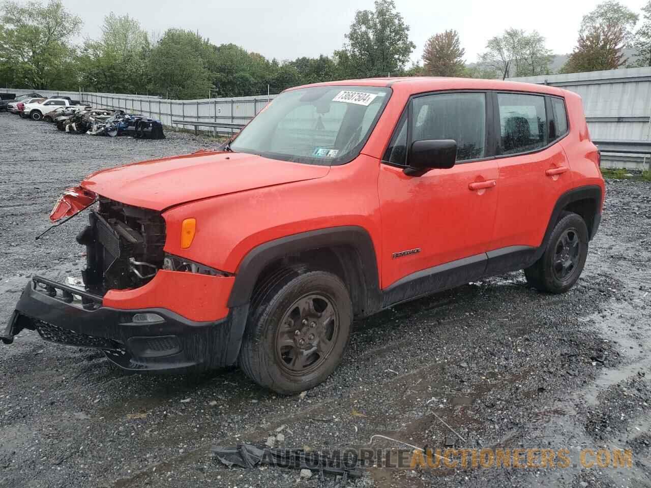 ZACCJBAB0HPG08497 JEEP RENEGADE 2017