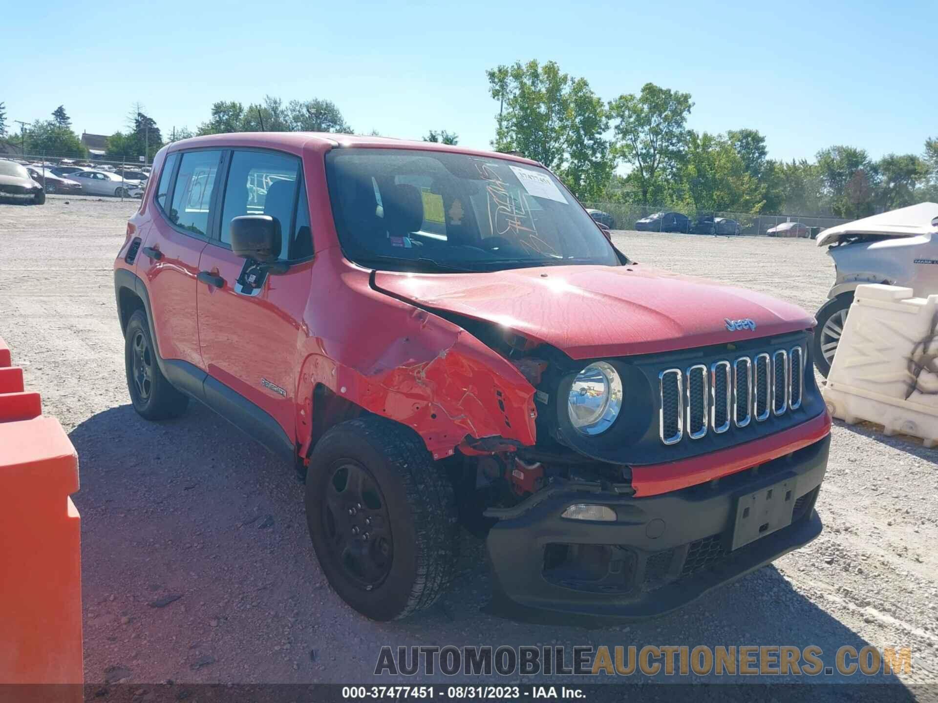 ZACCJBAB0JPH78042 JEEP RENEGADE 2018