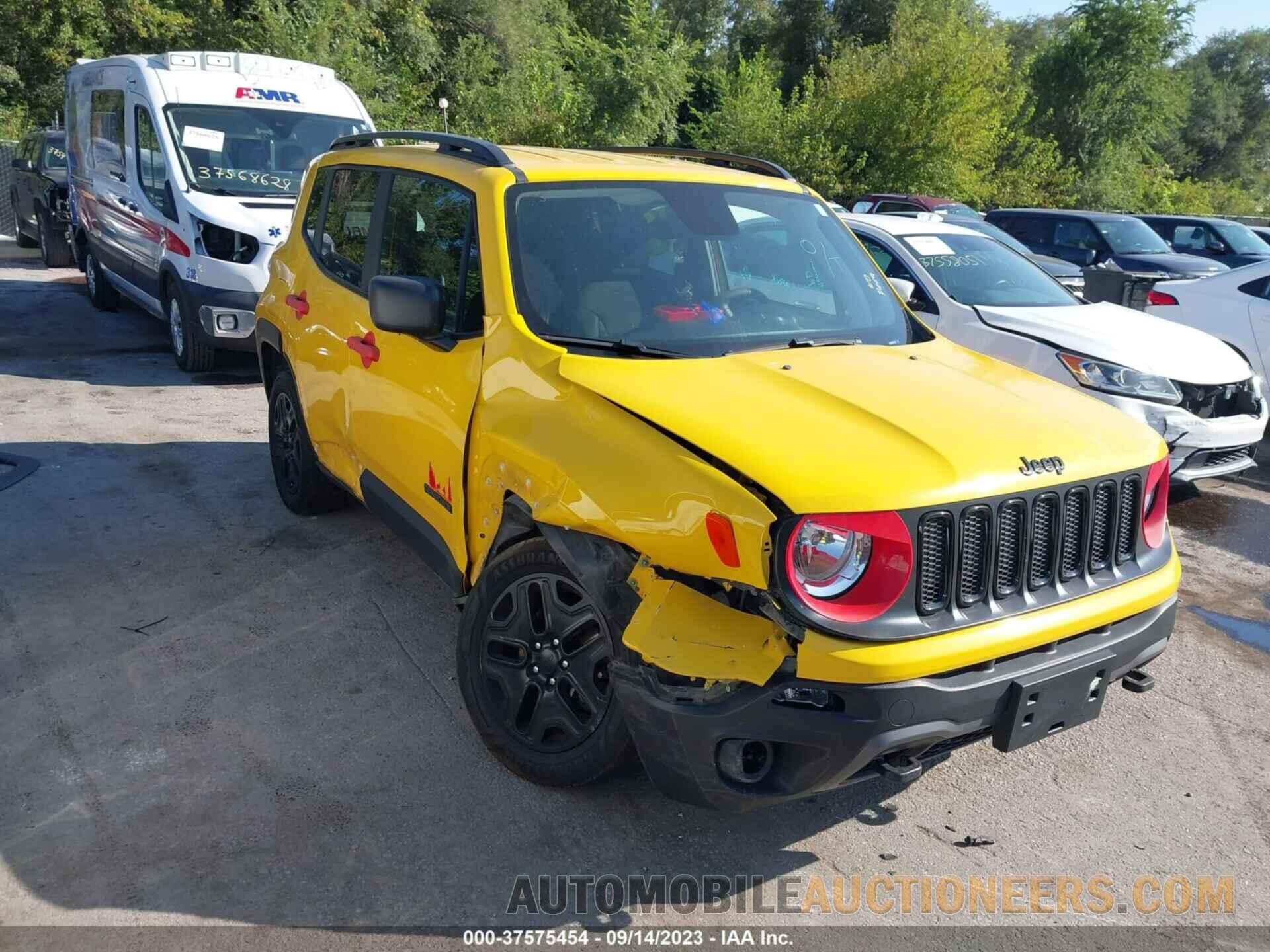 ZACCJBAB0JPH94581 JEEP RENEGADE 2018