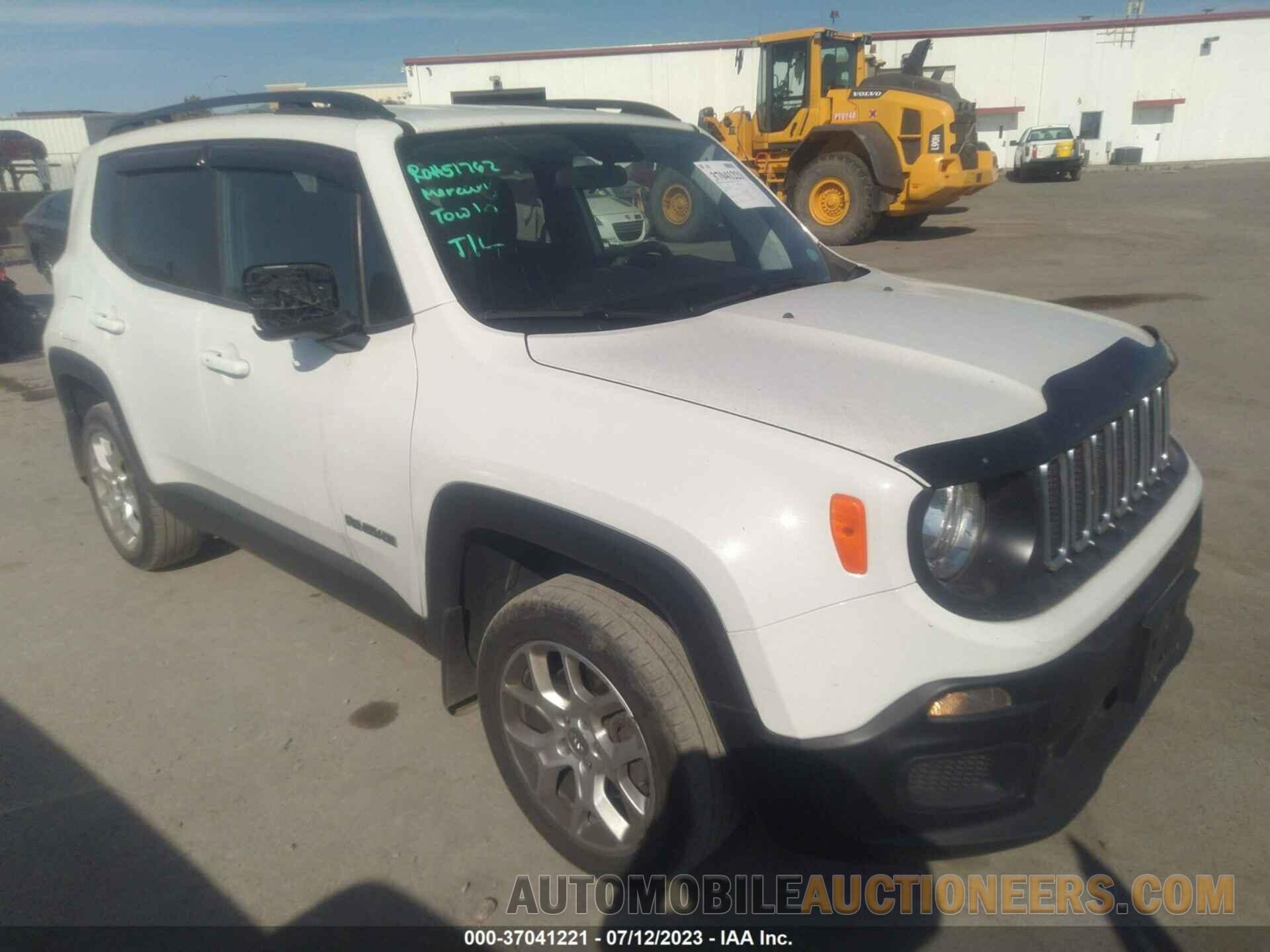 ZACCJBAB0JPJ27264 JEEP RENEGADE 2018