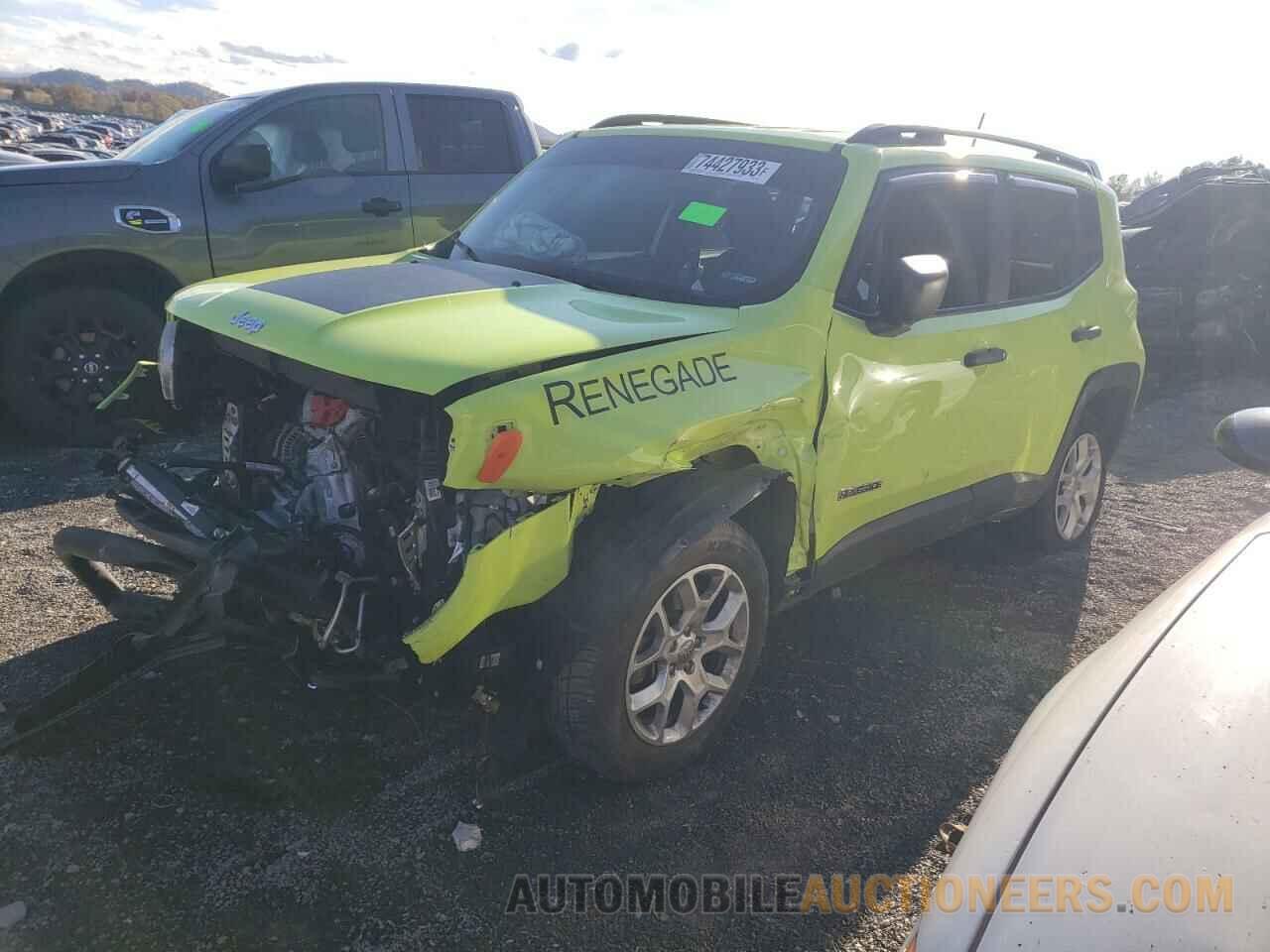 ZACCJBAB1JPJ40122 JEEP RENEGADE 2018