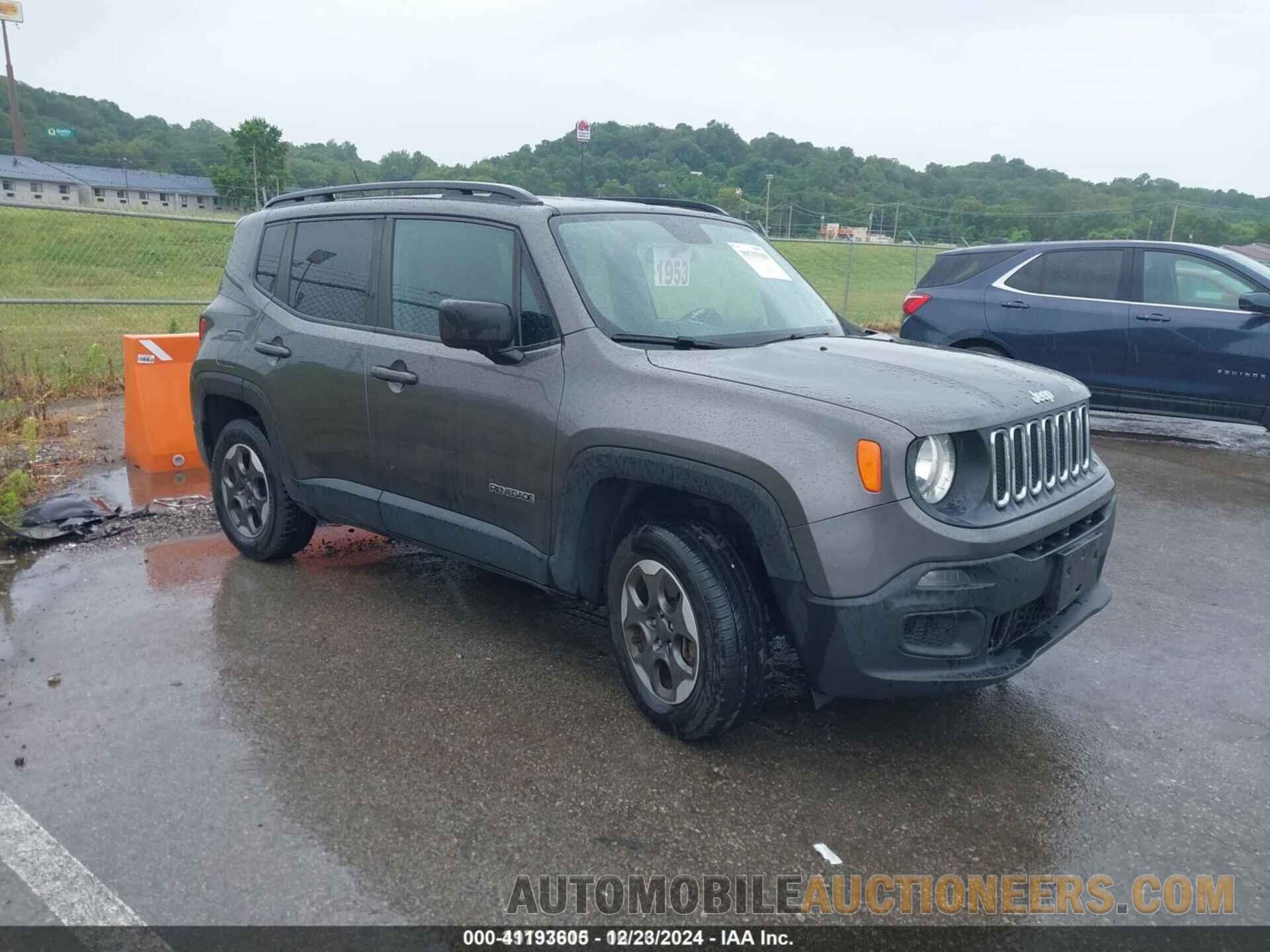 ZACCJBAB4HPE49175 JEEP RENEGADE 2017