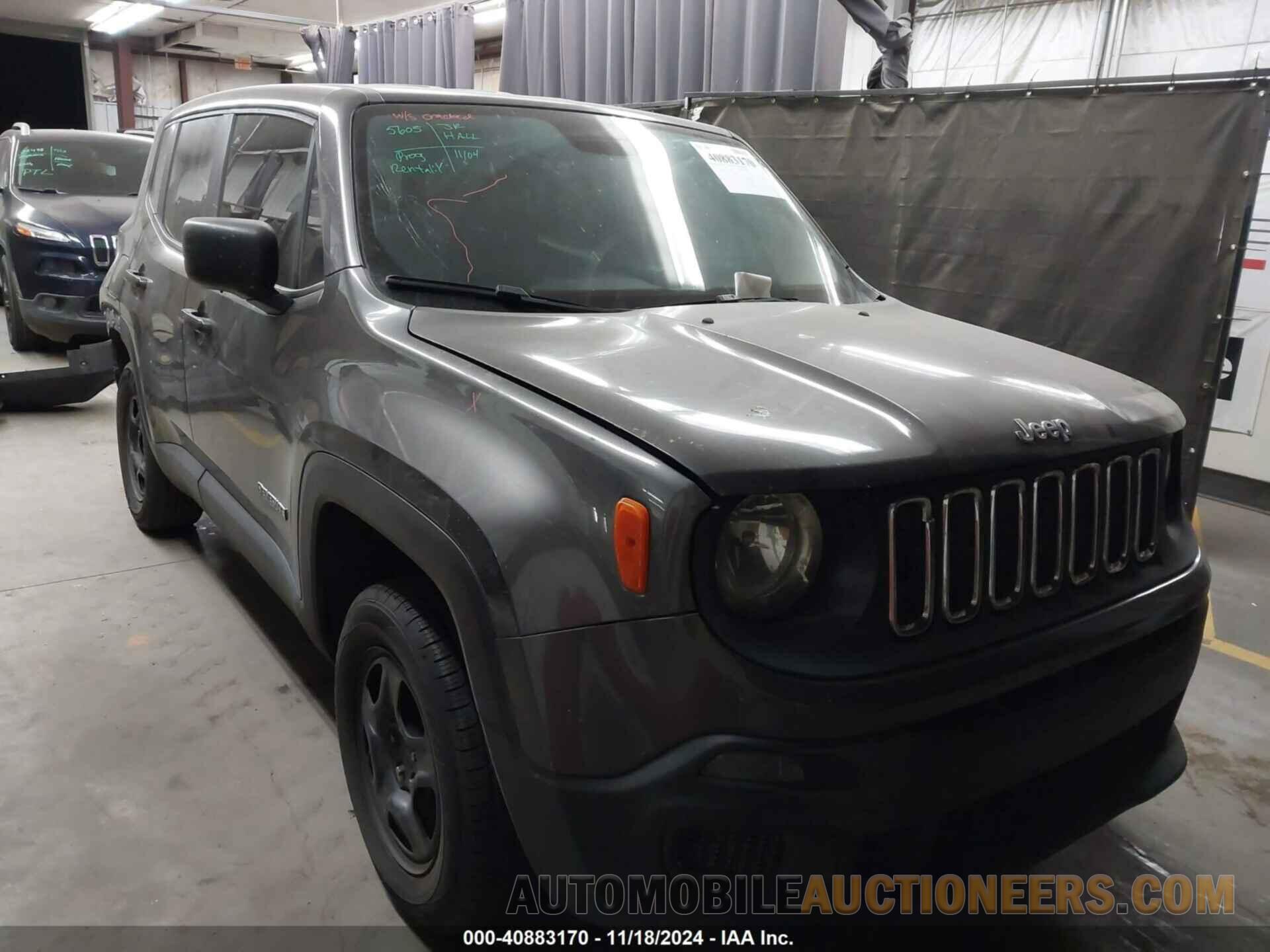 ZACCJBAB4HPF95432 JEEP RENEGADE 2017