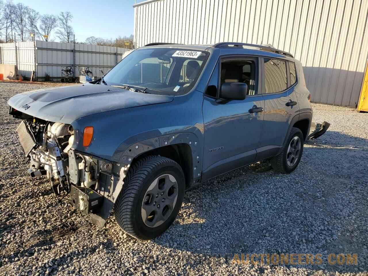 ZACCJBAB4JPG65291 JEEP RENEGADE 2018