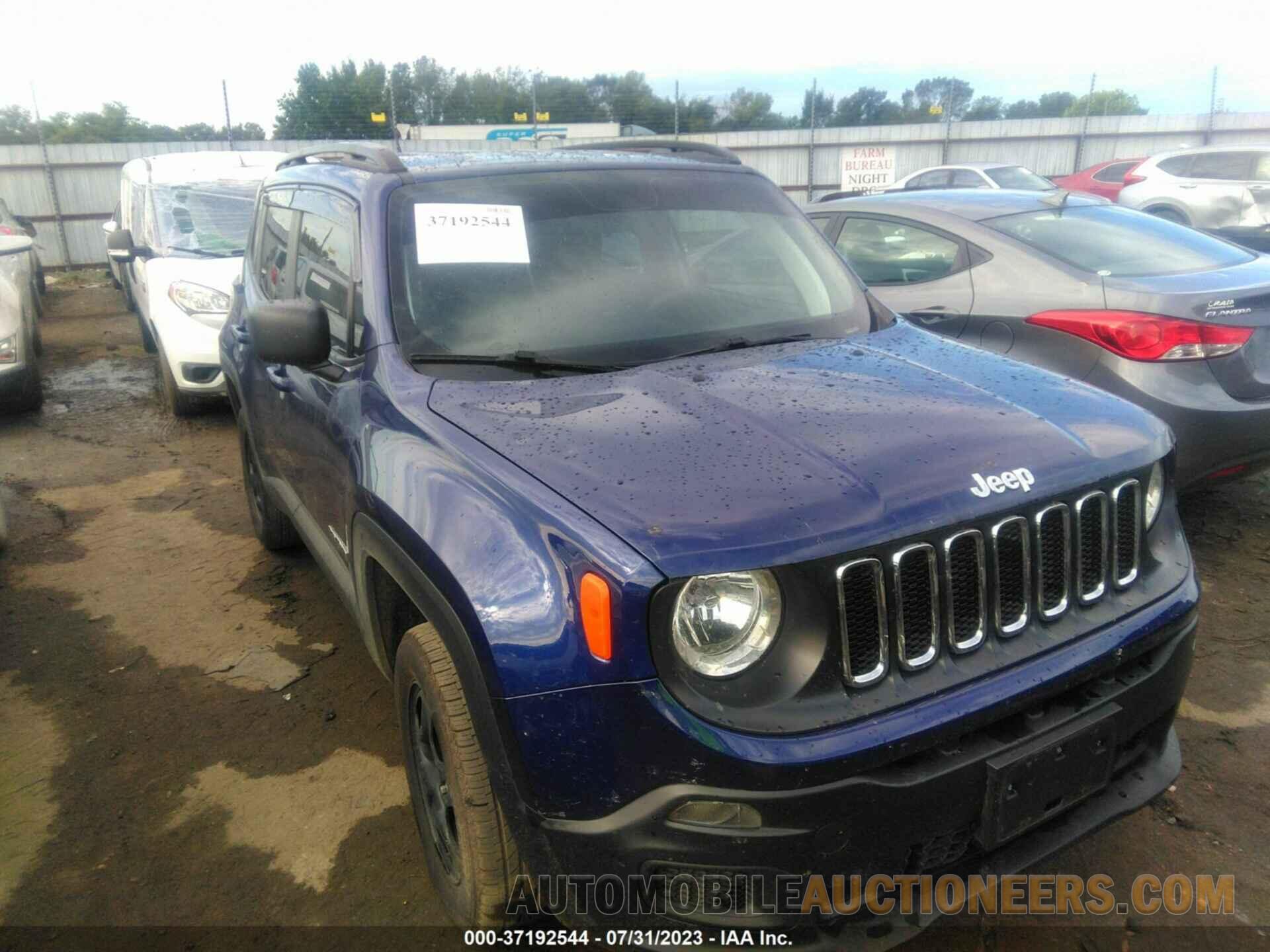 ZACCJBAB4JPH63270 JEEP RENEGADE 2018