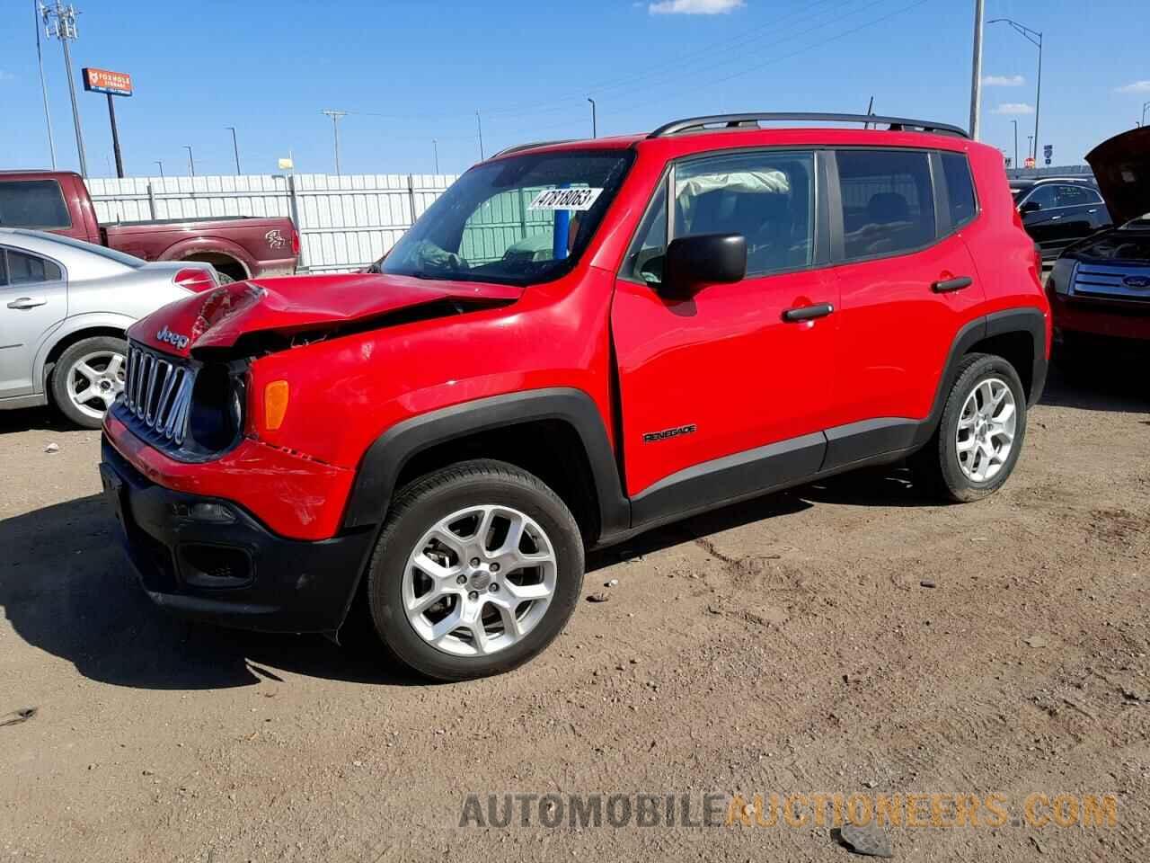 ZACCJBAB6JPJ41587 JEEP RENEGADE 2018