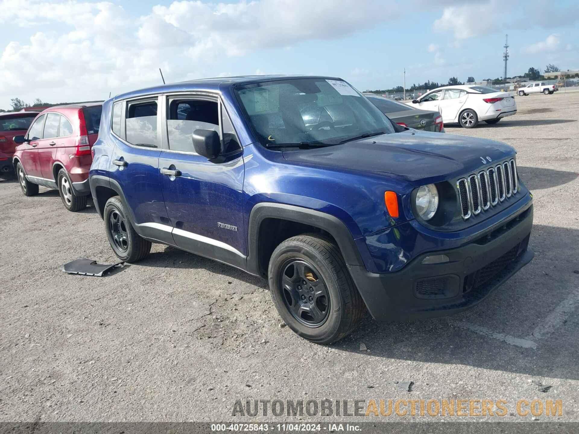 ZACCJBAB6JPJ48166 JEEP RENEGADE 2018