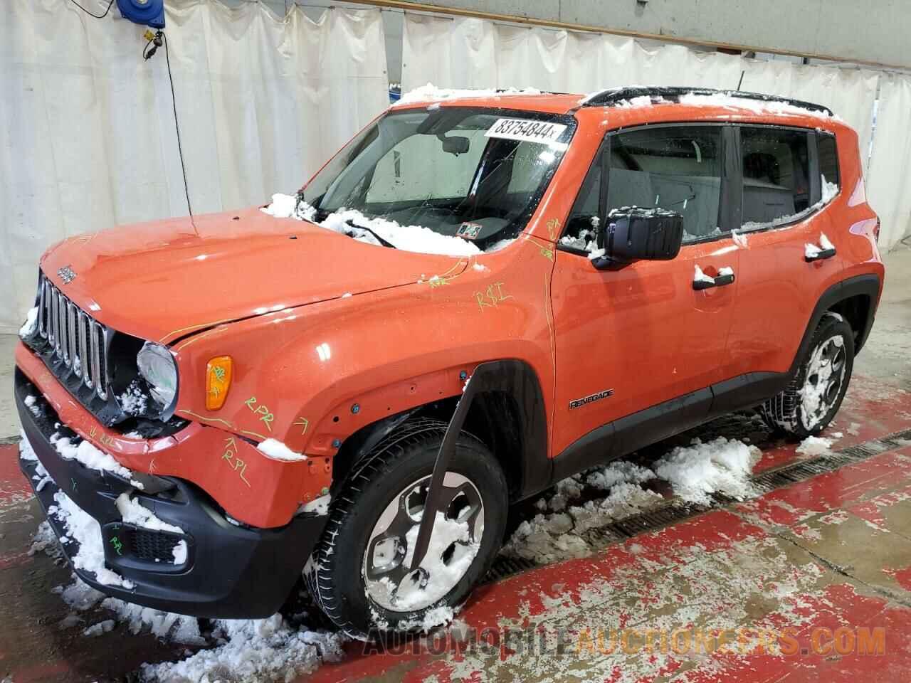 ZACCJBAB7JPG93439 JEEP RENEGADE 2018