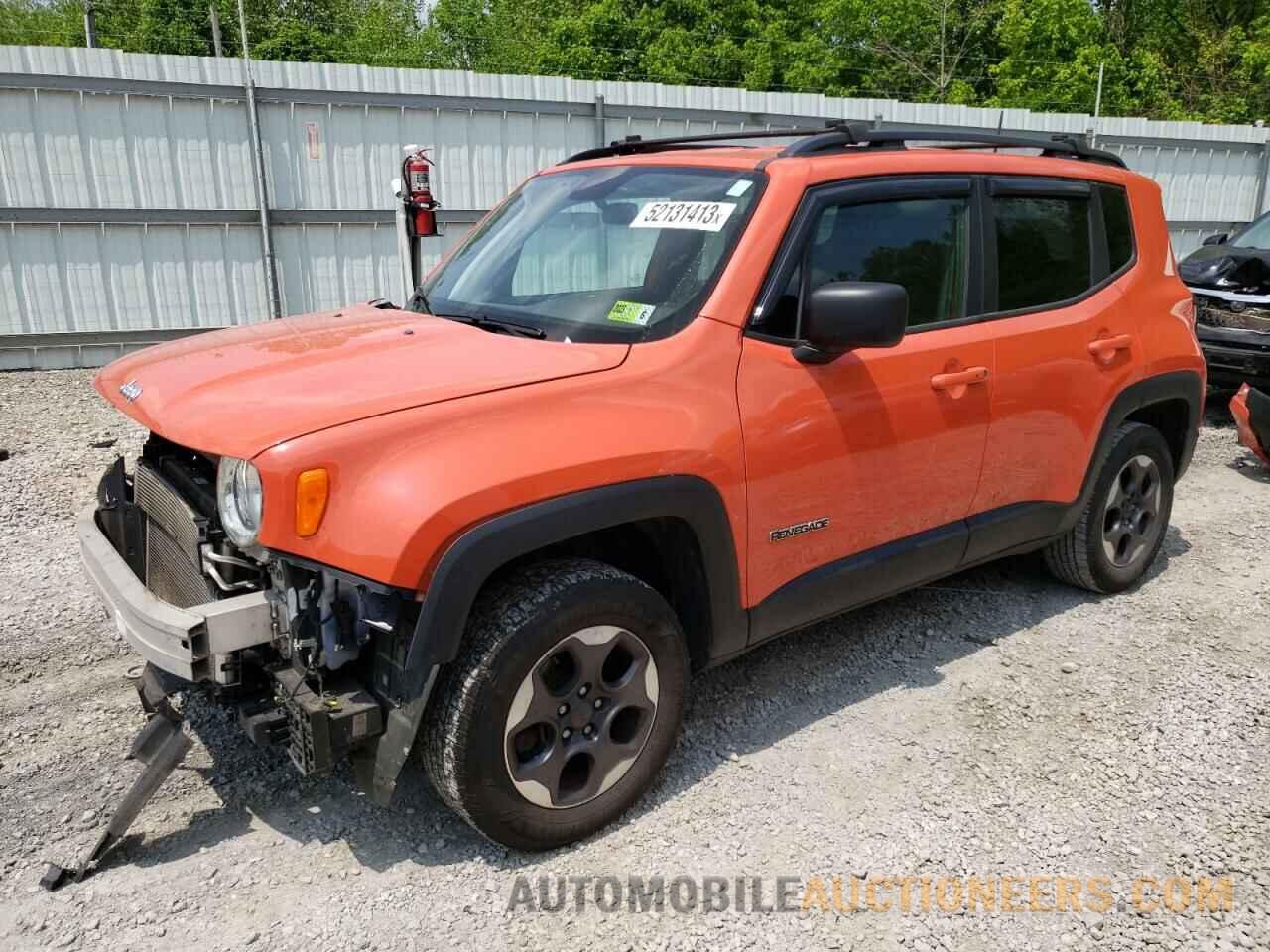 ZACCJBAB9JPG72284 JEEP RENEGADE 2018