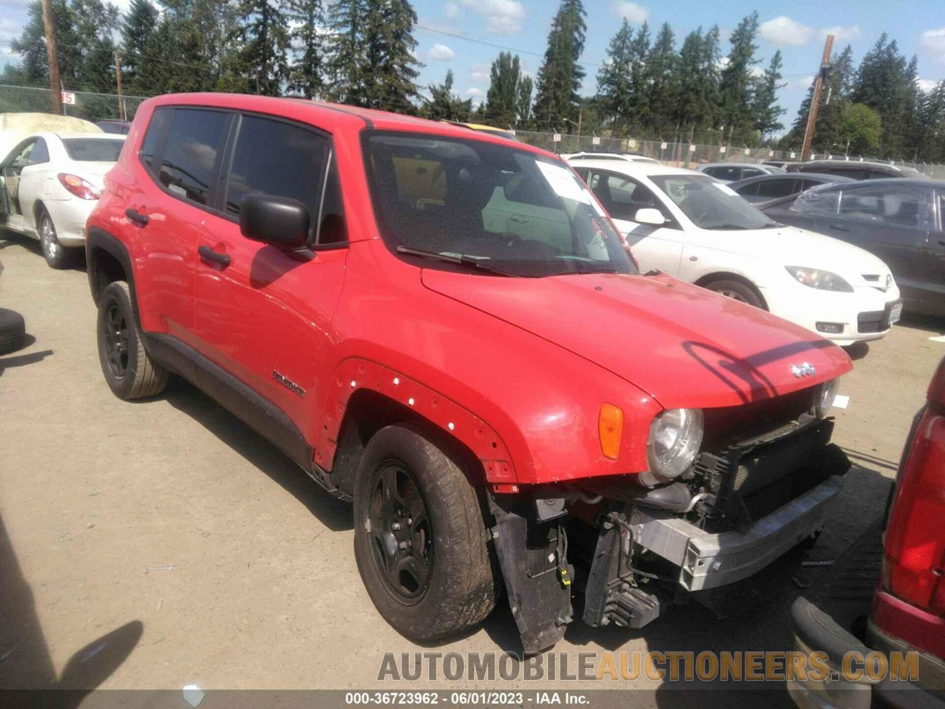 ZACCJBAB9JPG83916 JEEP RENEGADE 2018