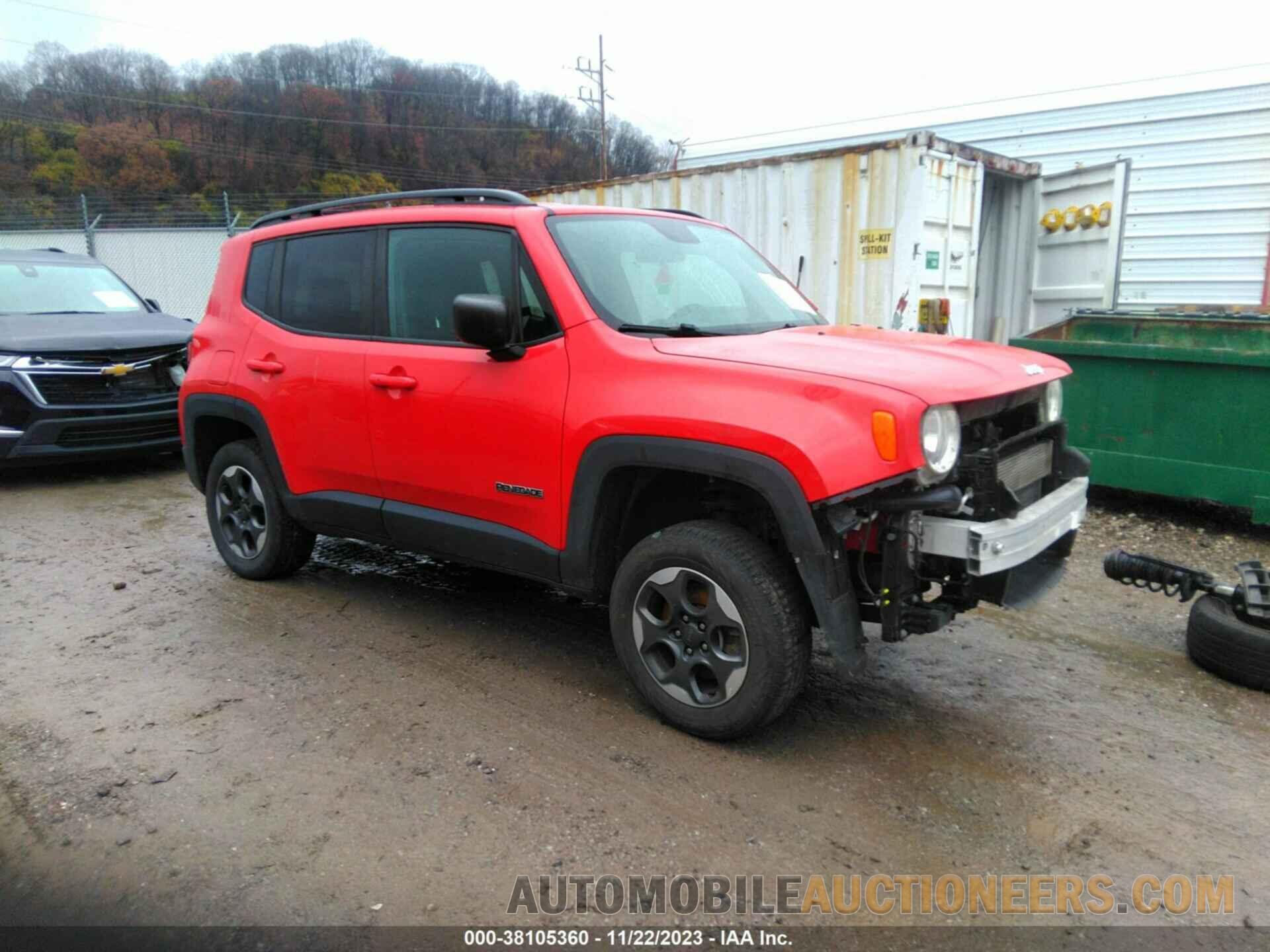 ZACCJBABXJPH03221 JEEP RENEGADE 2018