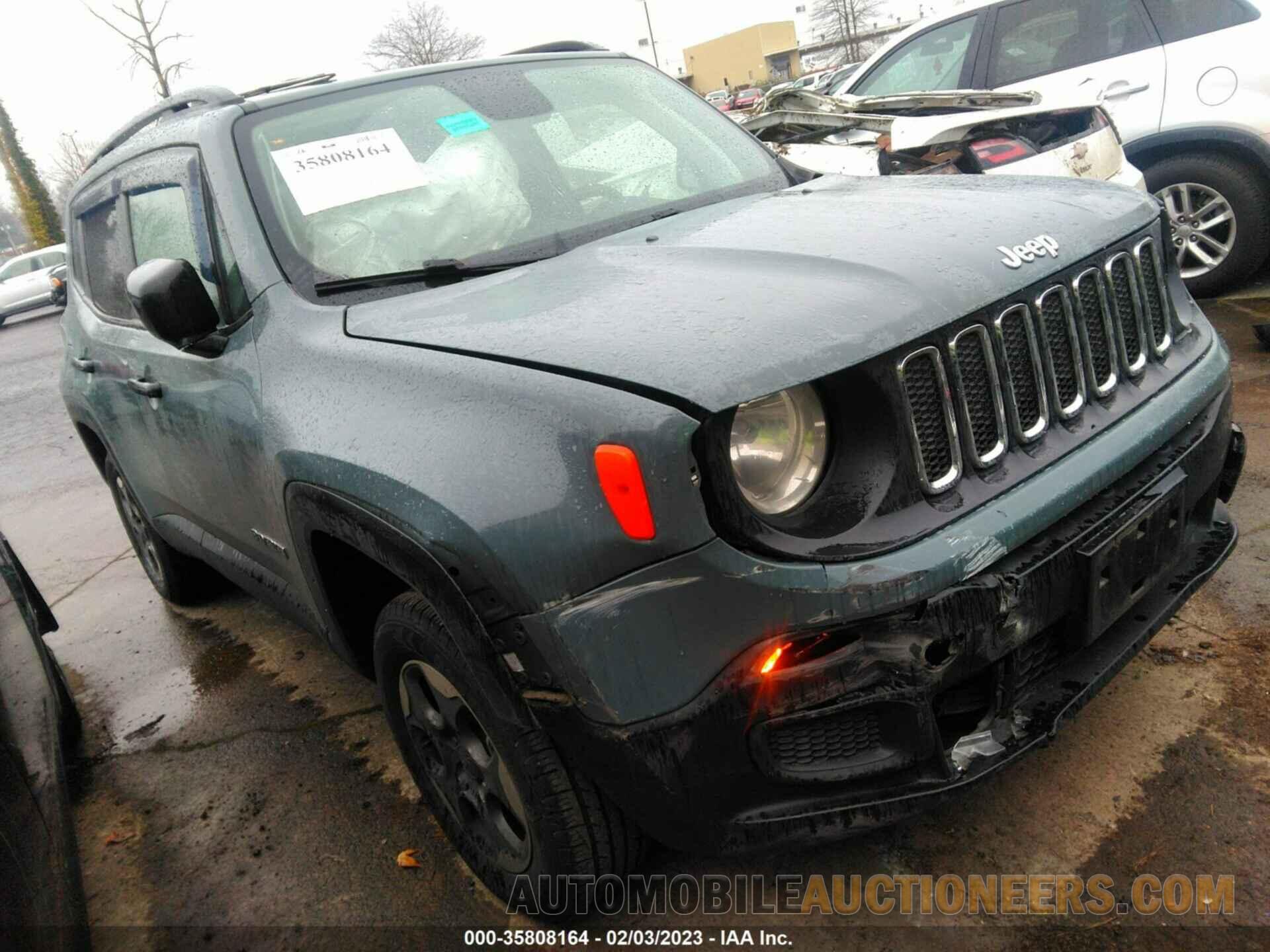 ZACCJBAH7JPH31045 JEEP RENEGADE 2018