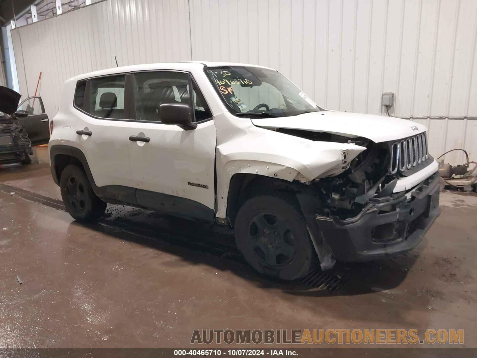 ZACCJBAT0FPB55343 JEEP RENEGADE 2015