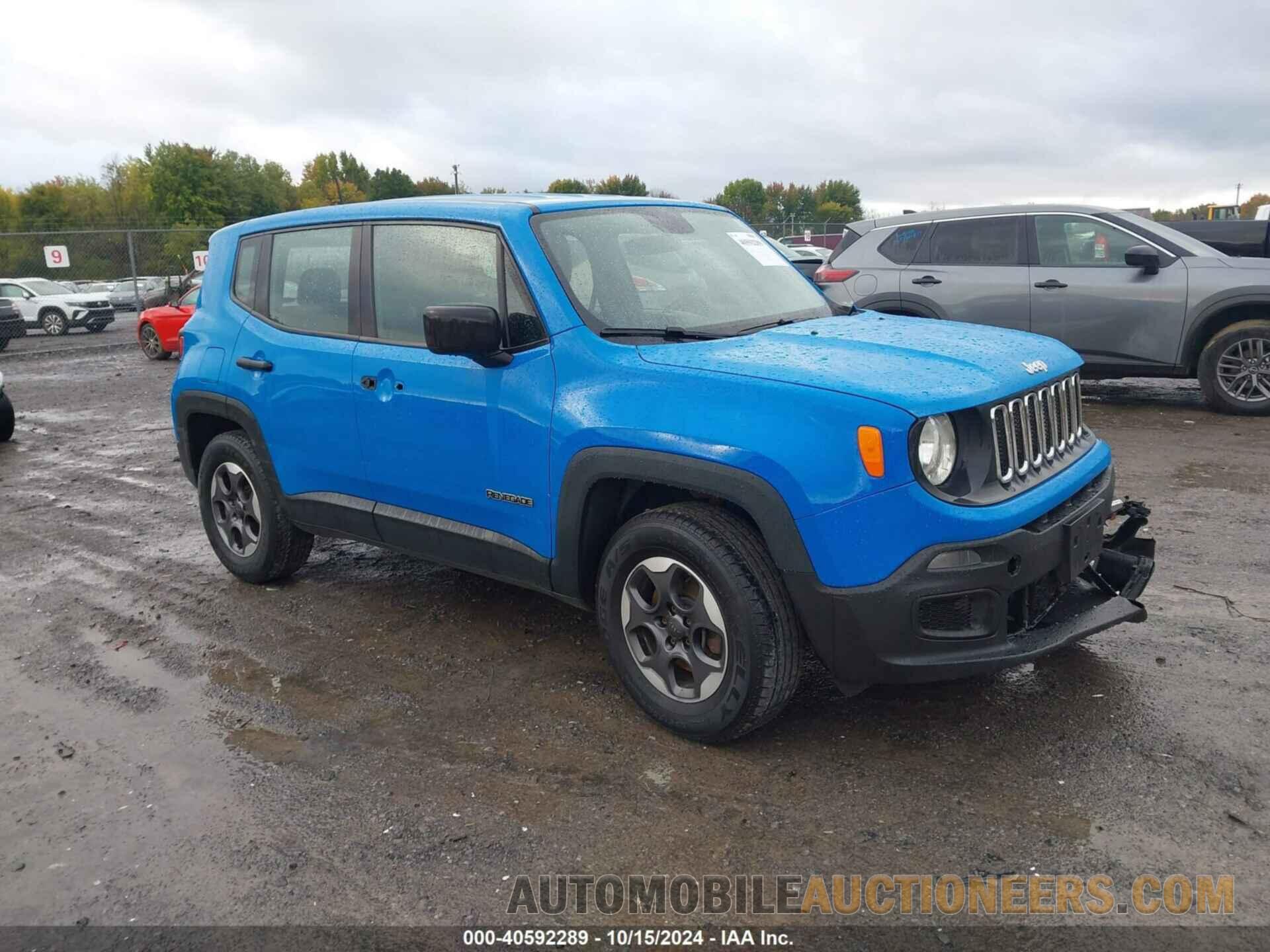 ZACCJBAT1FPC13587 JEEP RENEGADE 2015