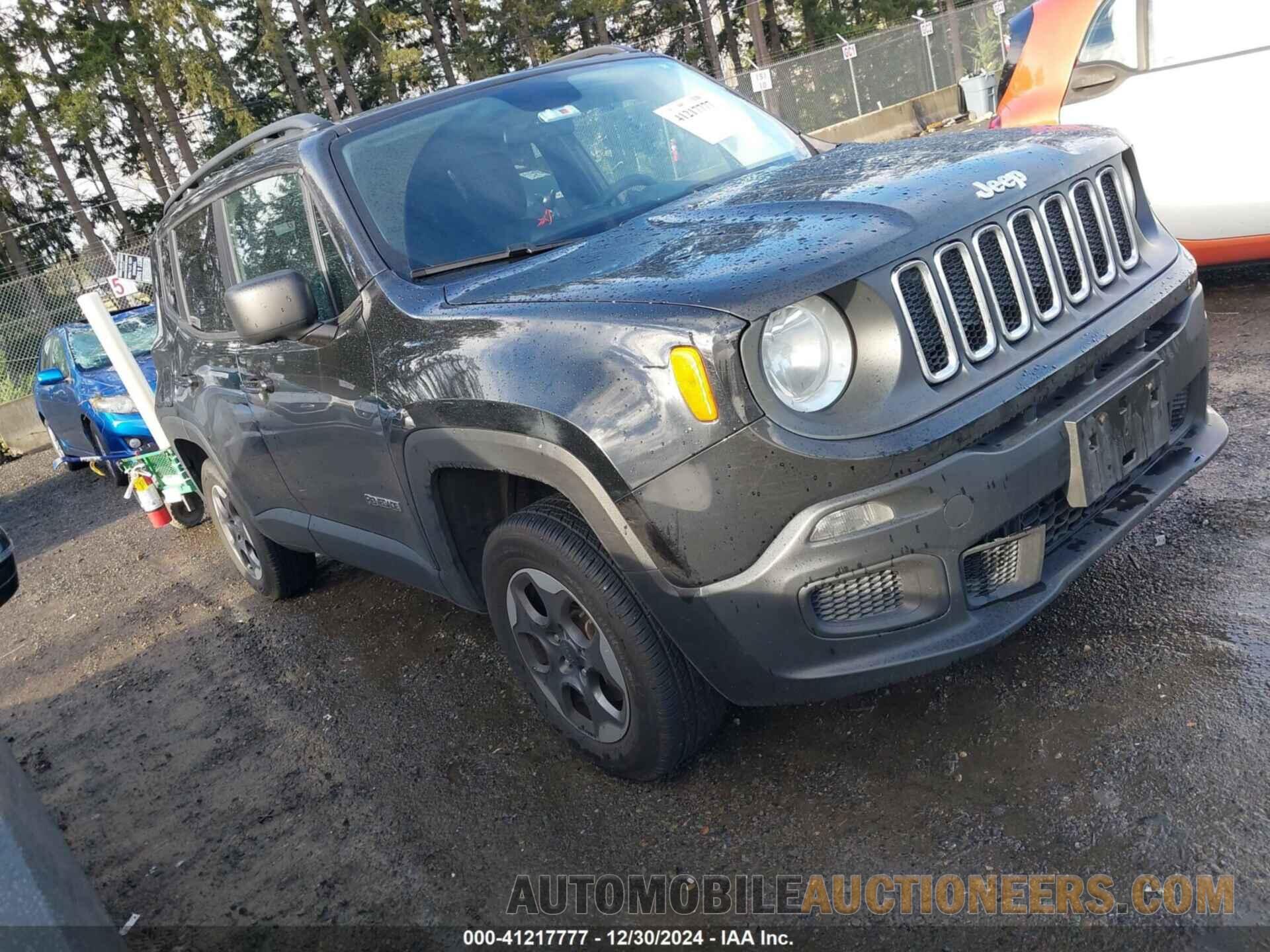 ZACCJBAT2GPD79148 JEEP RENEGADE 2016